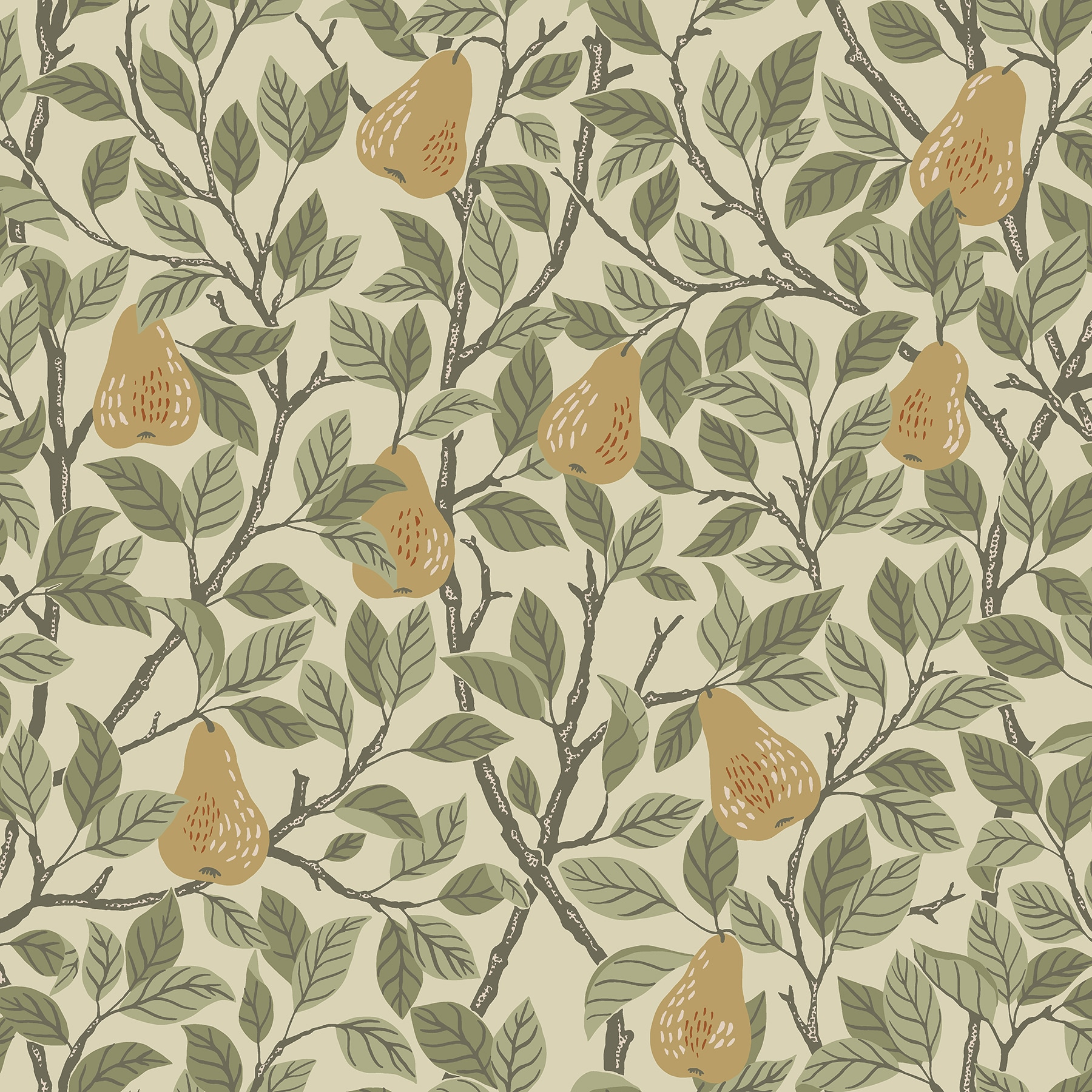 A-Street Prints 2999-13102 Annelie 57.5-Sq. Feet Yellow Non-woven Novelty Unpasted Wallpaper