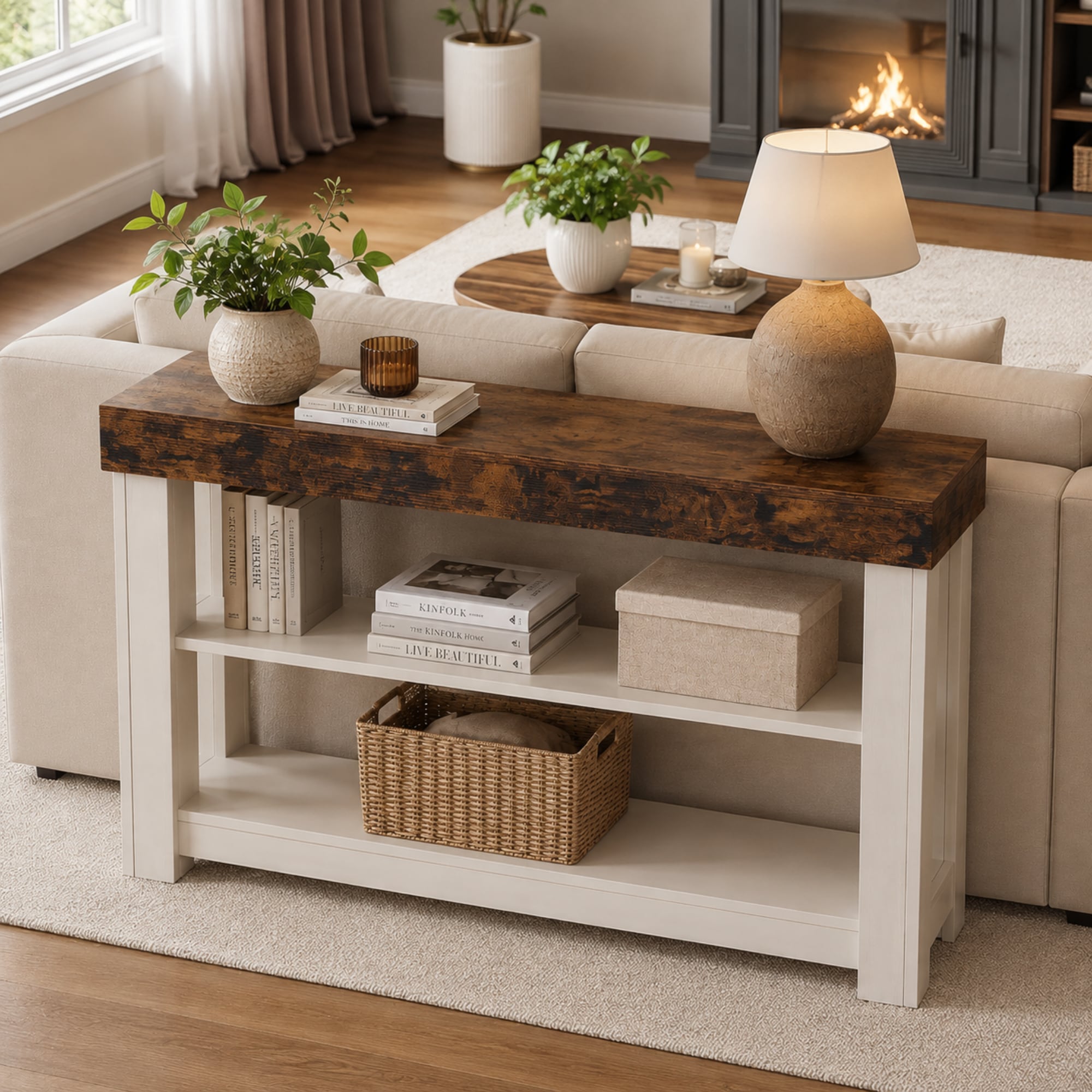 Wooakway CT803-WH Console-Sofa-Tables - View #2