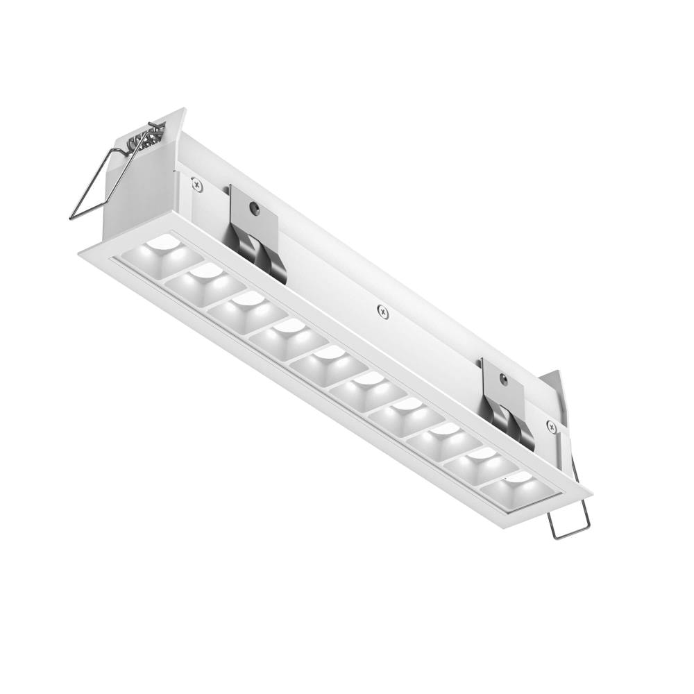 DALS Lighting MSL10-3K-AWH Micro spot White 1700 -Lumens Bright White Rectangular Dimmable LED Canless Dry Recessed Downlight
