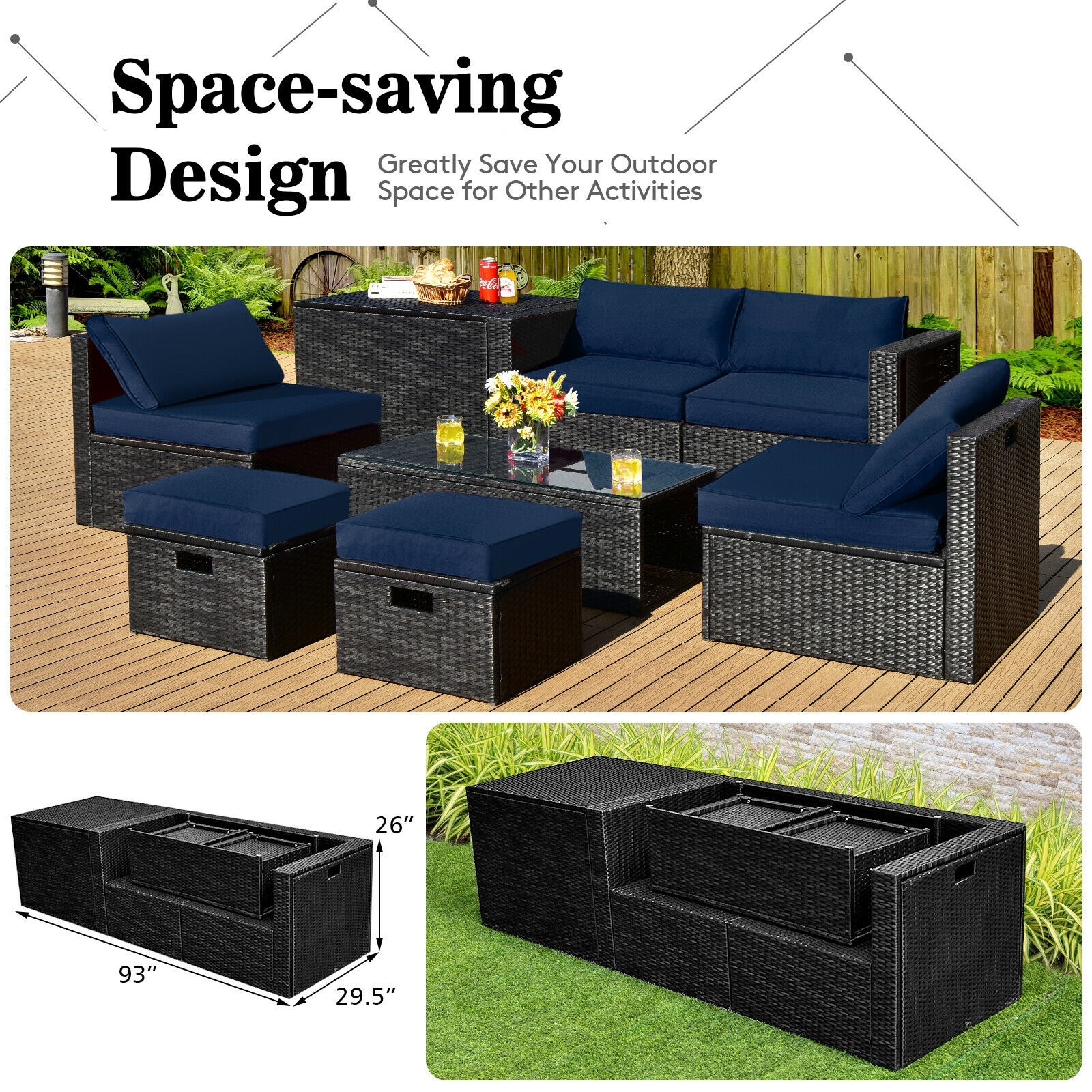 LIVIZA OUJ72076NY-X Patio-Sofas-Daybeds - View #2