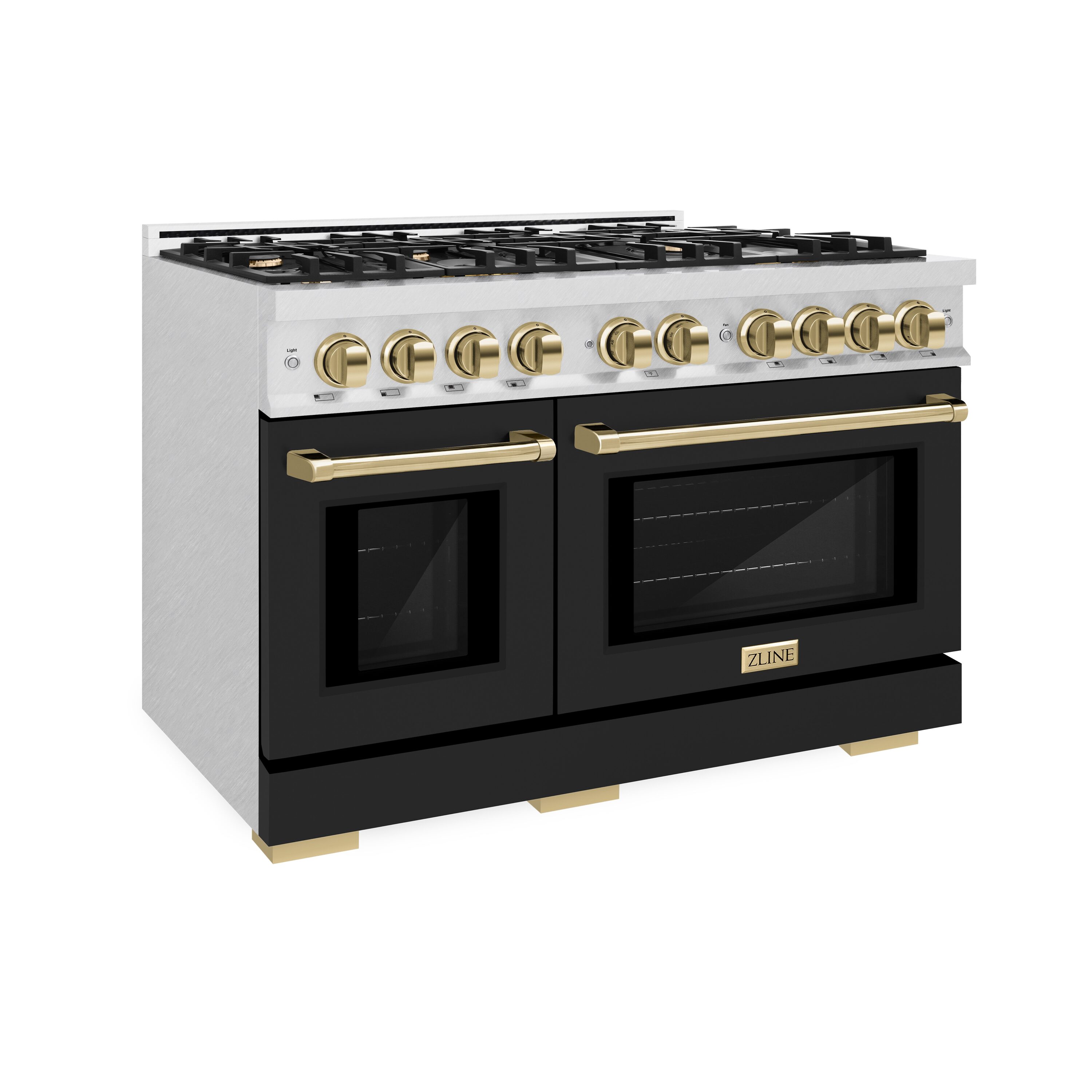 ZLINE KITCHEN & BATH HDRSZ-BLM-48-G Double-Dual-Fuel-Ranges - View #2