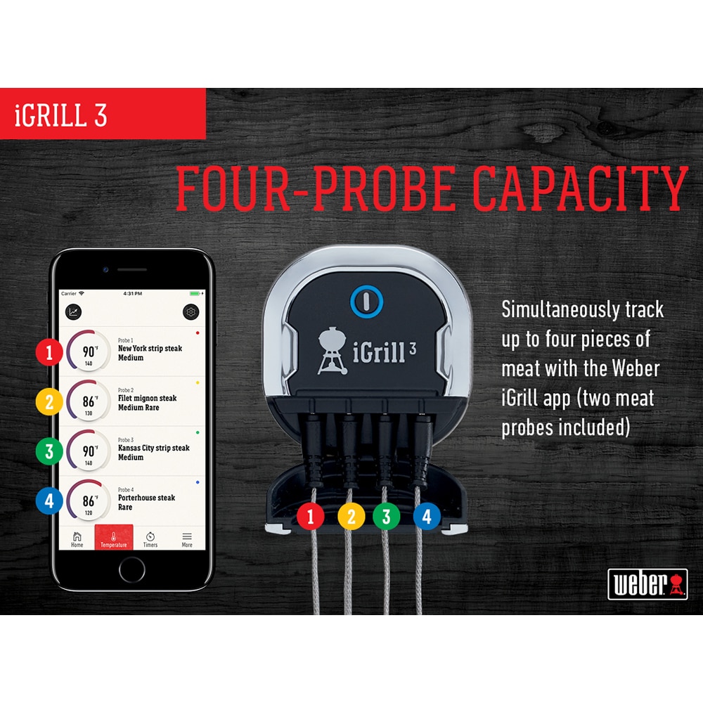 Weber iGrill Digital Probe Bluetooth Compatibility Meat