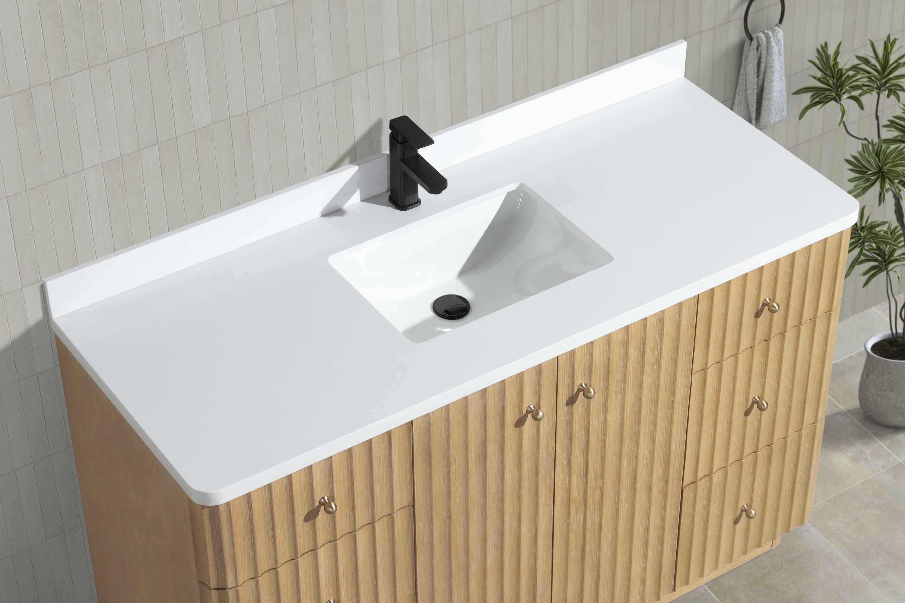 Ari Kitchen & Bath AKB-LAJOLLA-55-WSHOA Bath-Vanity-Combo - View #9