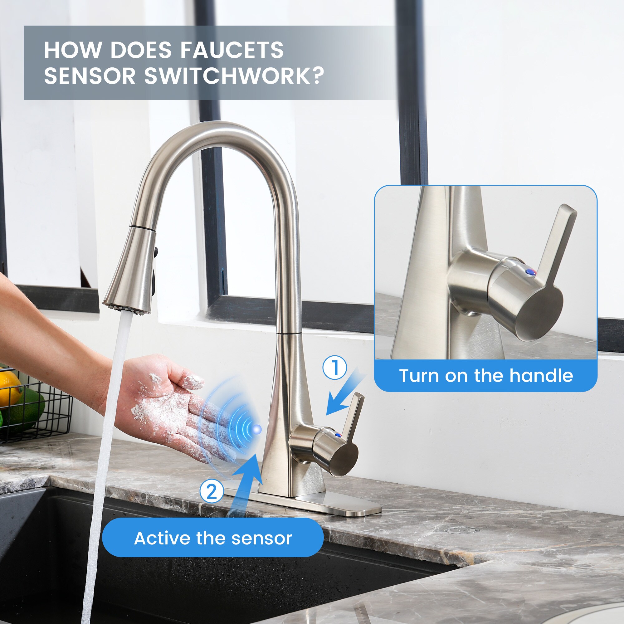 Mondawe OR-30936-CLO Kitchen-Faucets - View #3