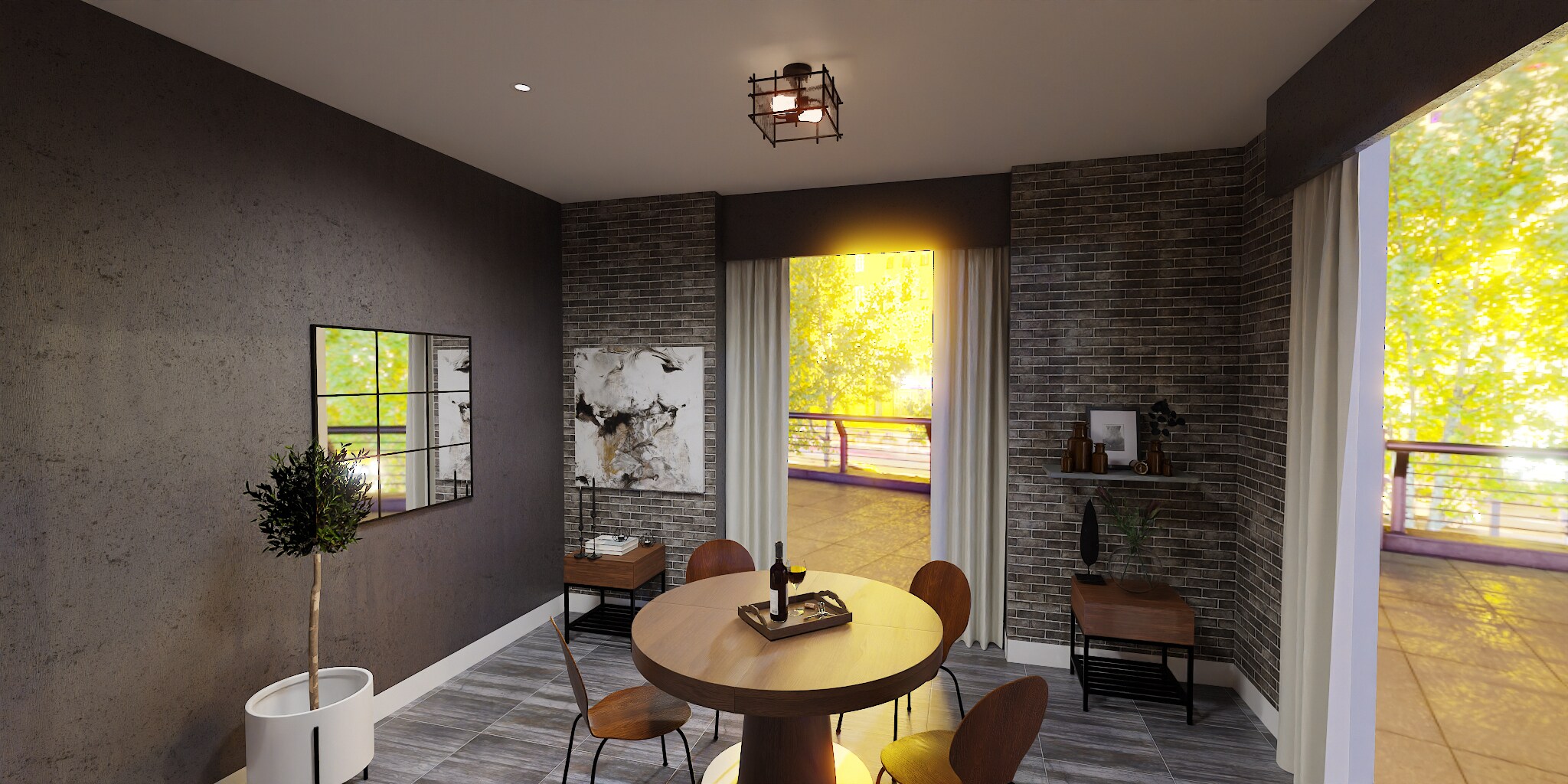 Quoizel DPN1713MBK flushmounts - View #4