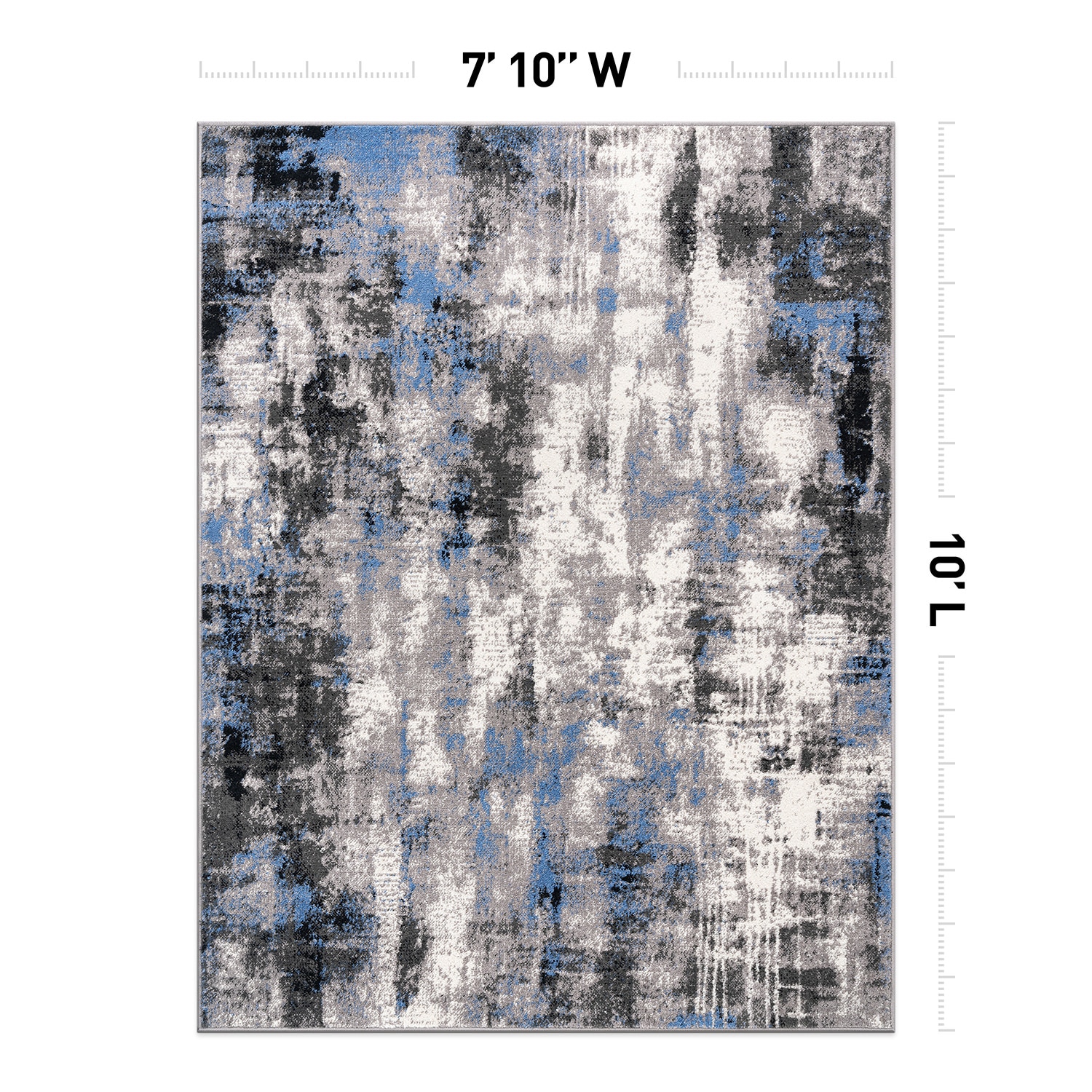 World Rug Gallery 978BLUE8X10 rugs - View #2