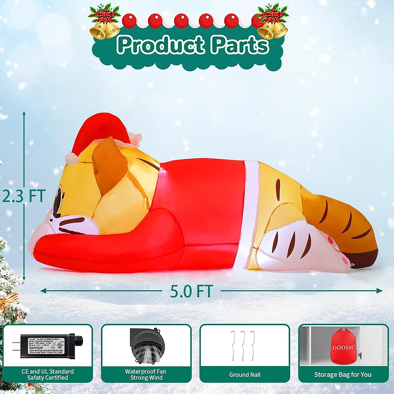 GOOSH DJ-SD-27390 Christmas-Inflatables - View #6