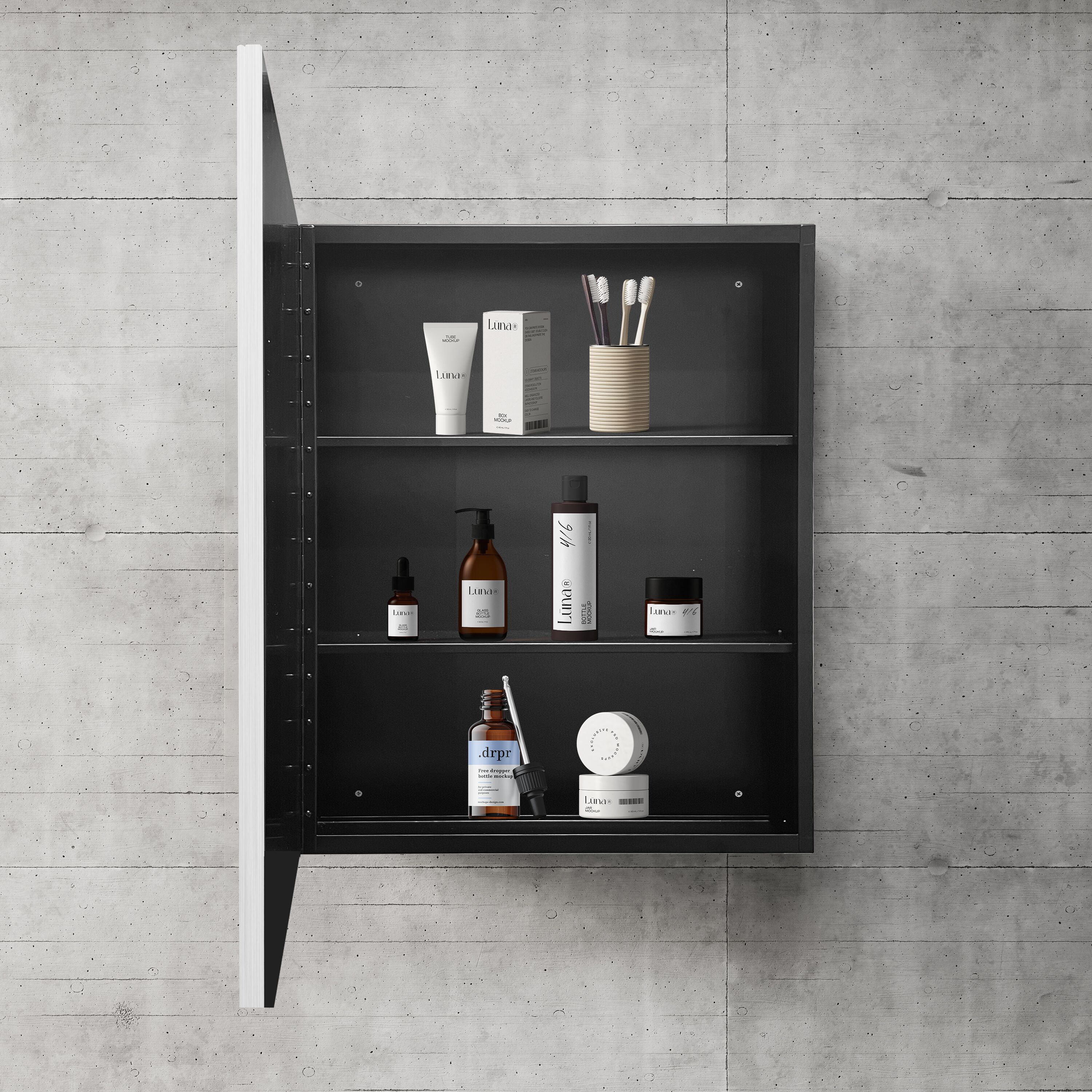 AAZJ HP-141745 Bathroom-Medicine-Cabinets - View #4