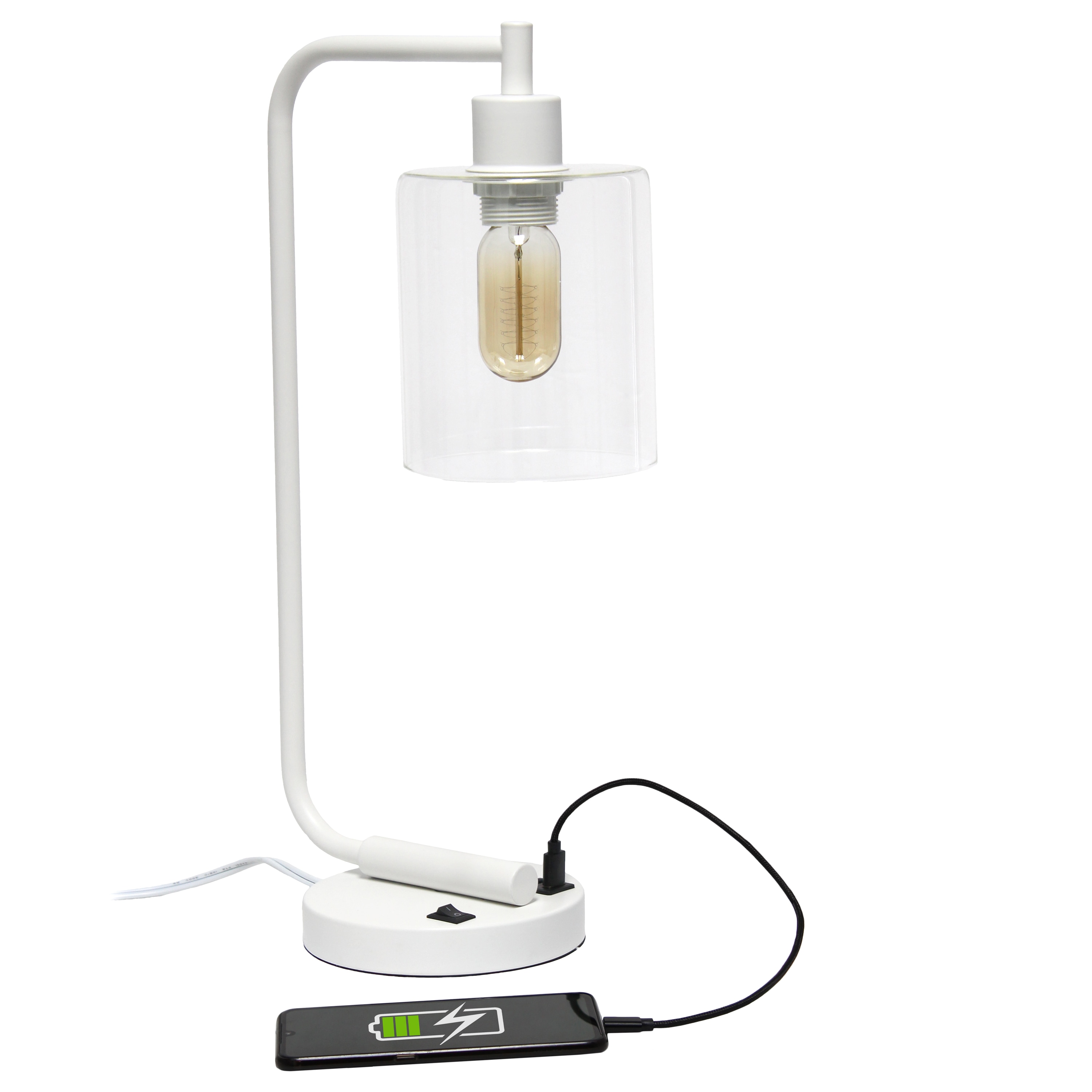 Lalia Home LHD-2002-WH Desk-Table-Lamps - View #7