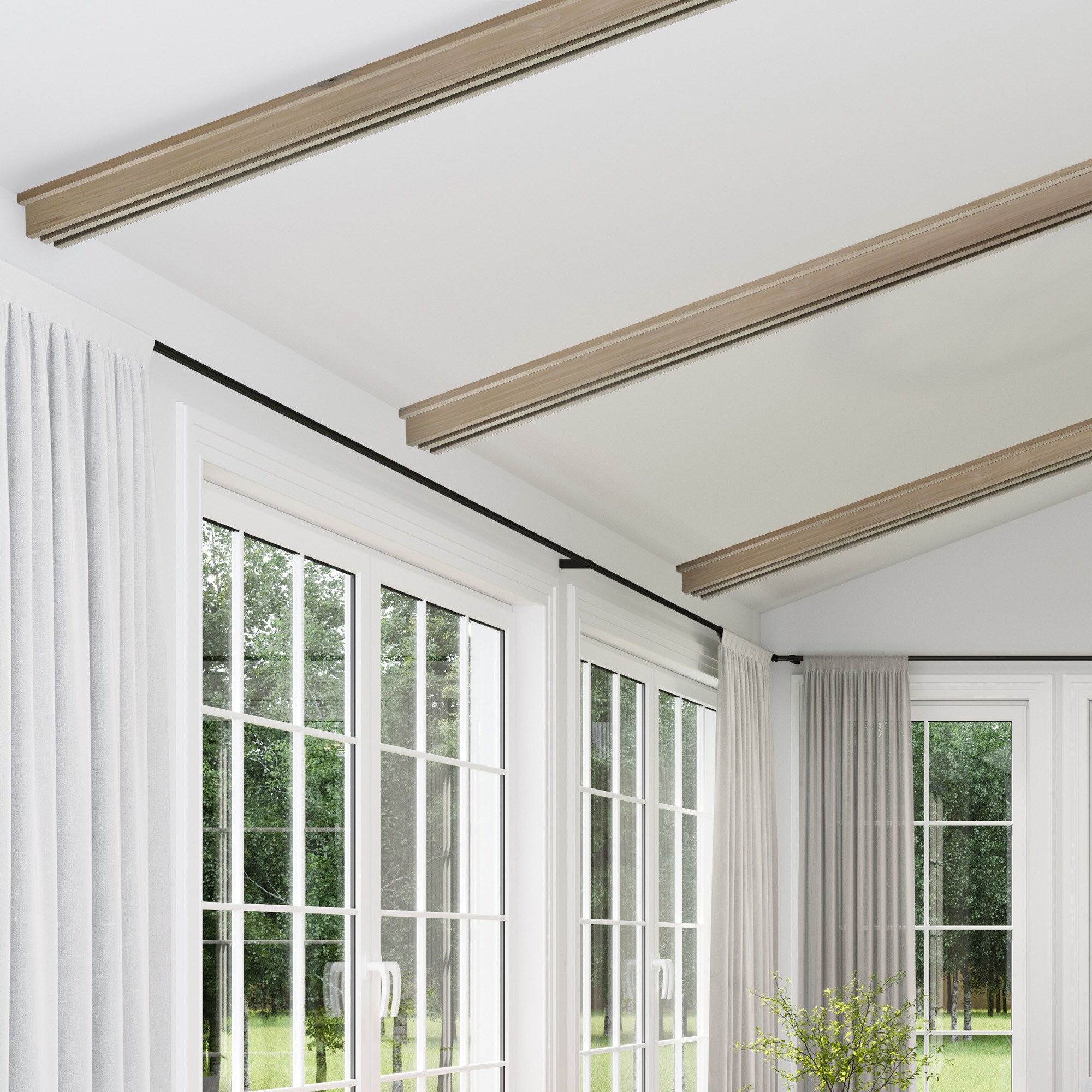 Ornamental Mouldings BEAMNAT03-92POP5X3 Faux-Beams - View #2