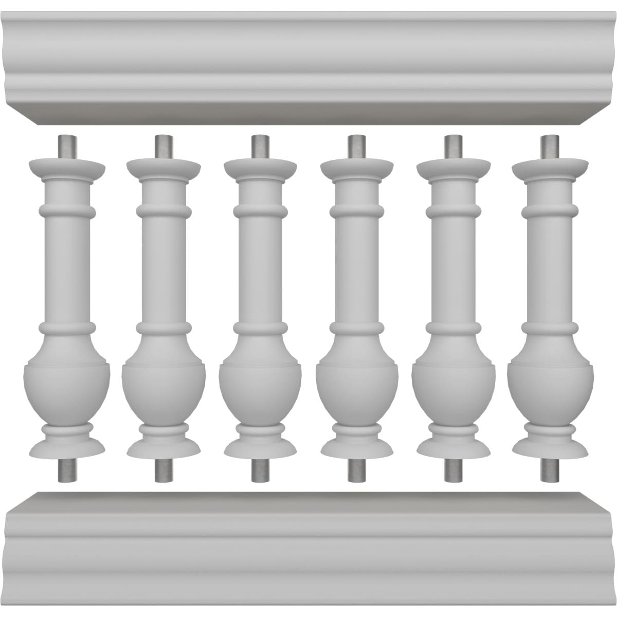 Ekena Millwork BALK32X036YON railings - View #5