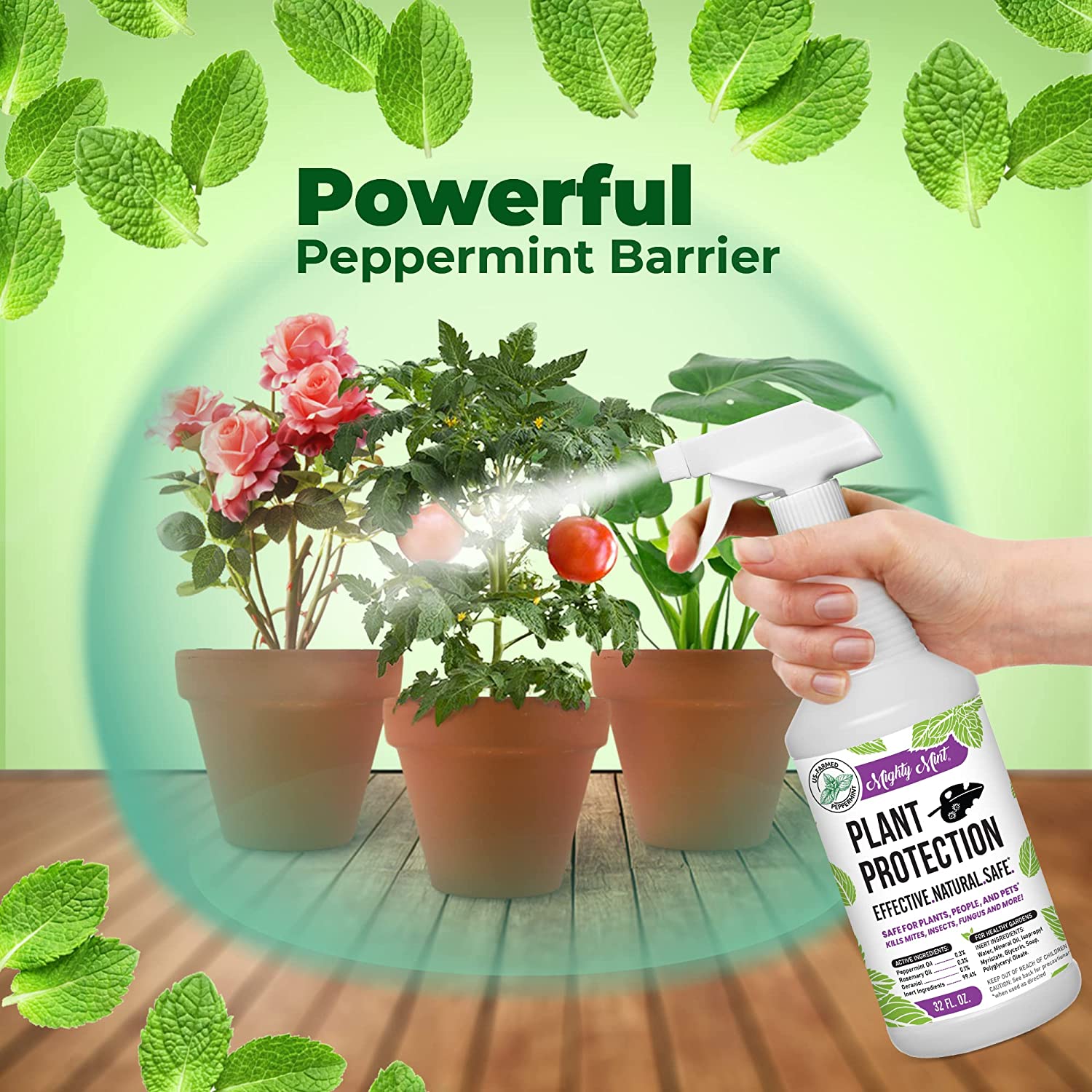 Mighty Mint Plant Protection Spray - 32 fl oz