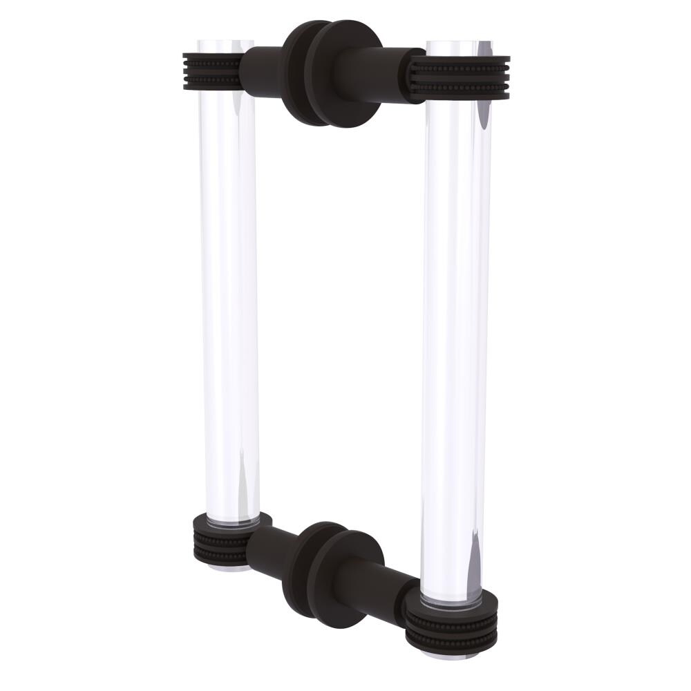 Allied Brass CV-406D-8BB-ORB Oil-rubbed bronze 8-Inches Hinged shower door Handle