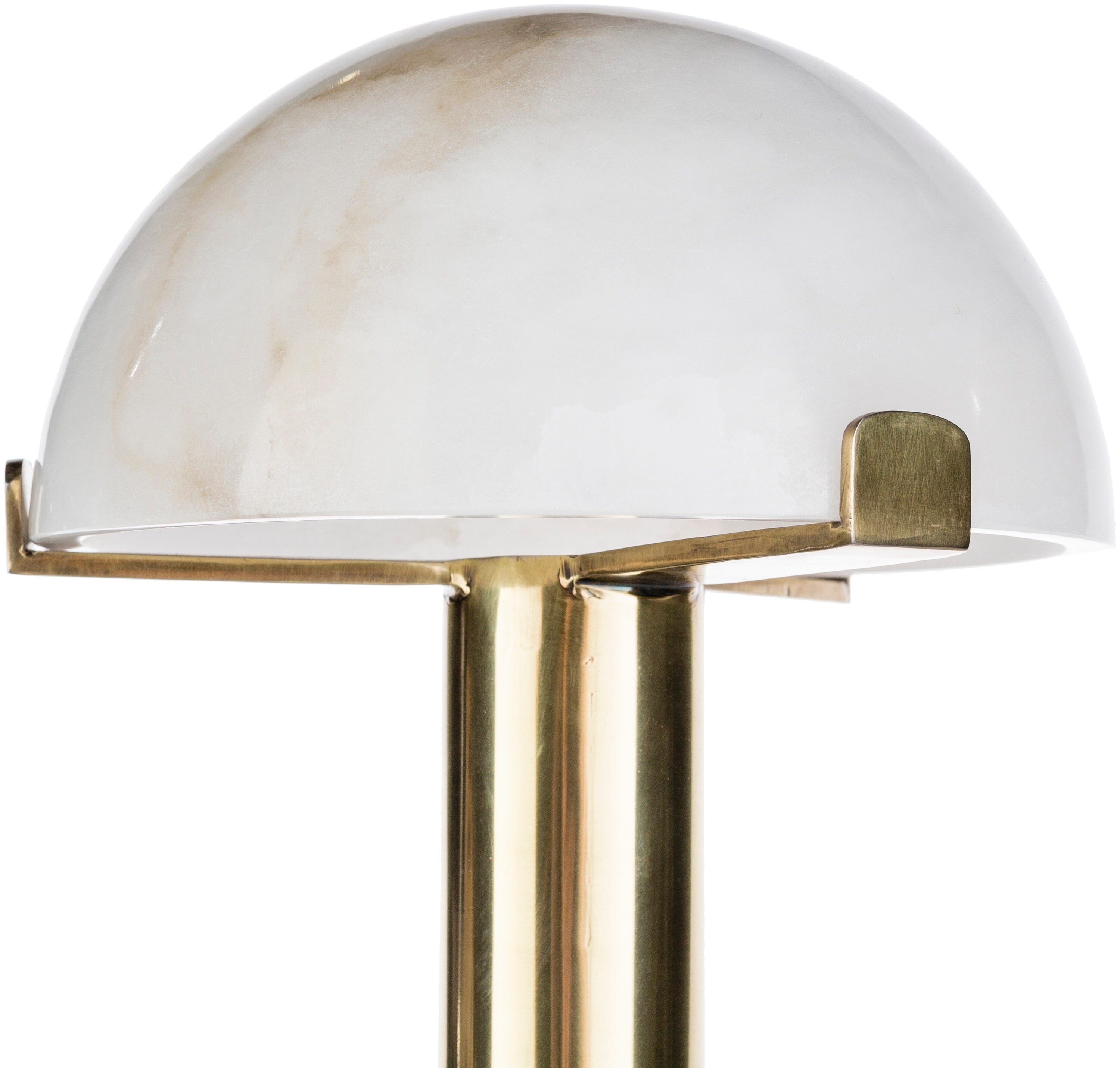 Ursula Wall Light In Brass With A Black Hood