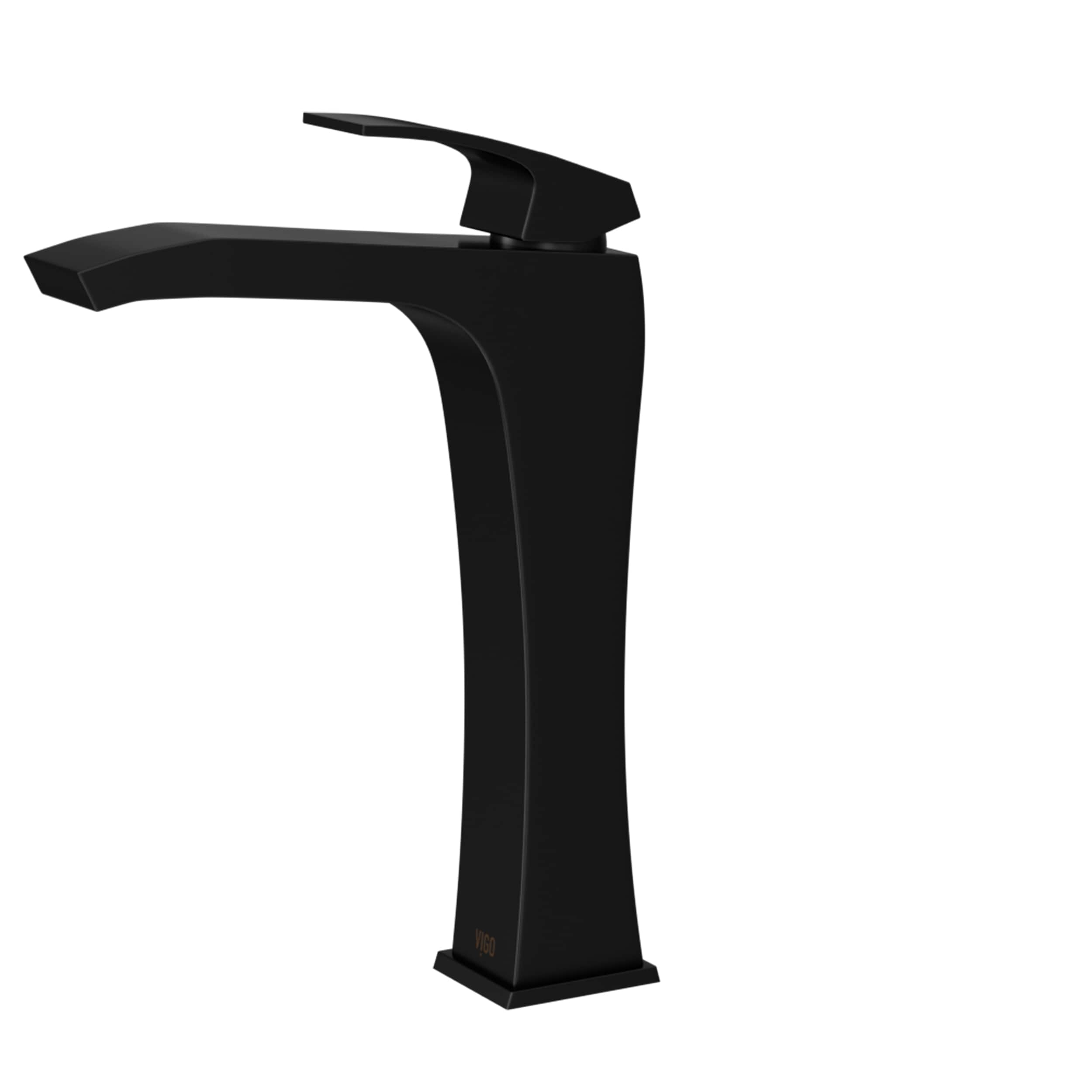 Blackstonian VG03018MB Single-Handle Vessel Bathroom Sink Faucets in Matte Black 