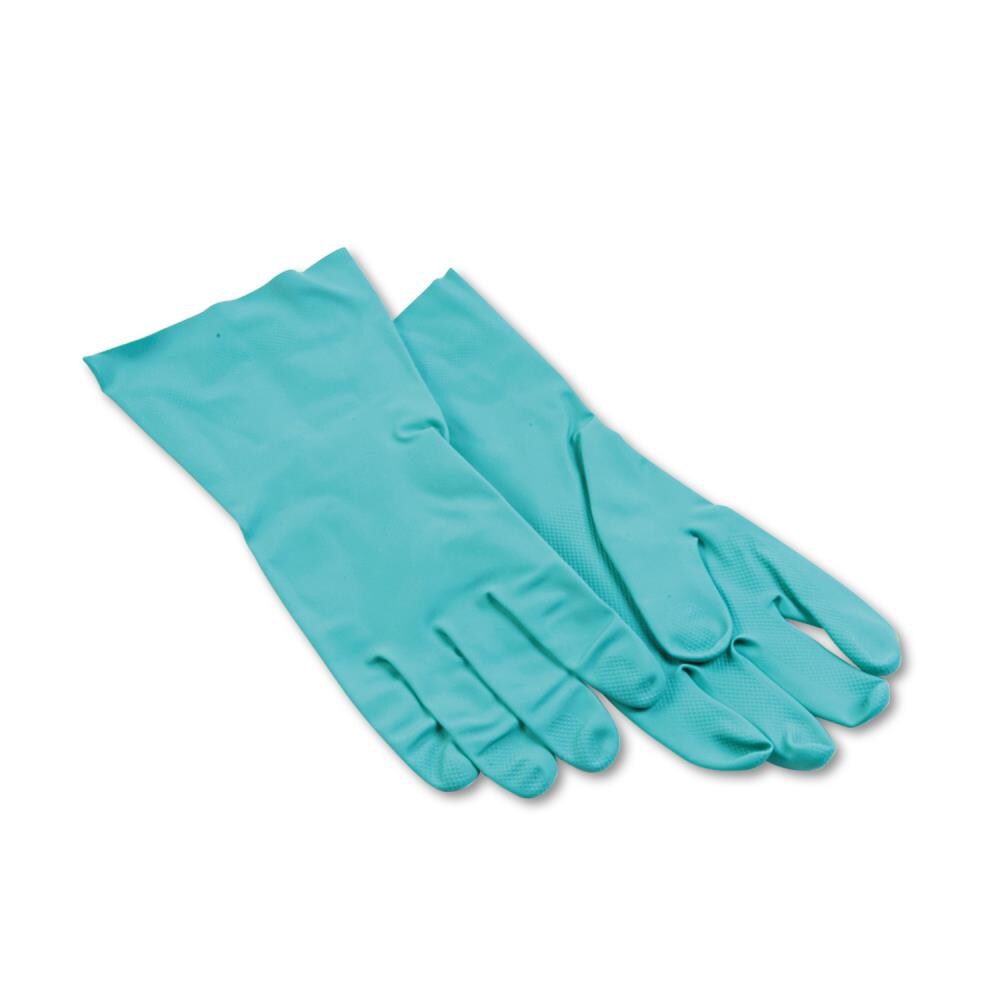 Boardwalk Large Green Nitrile Dipped Nitrile Gloves, (12-Pairs) at ...