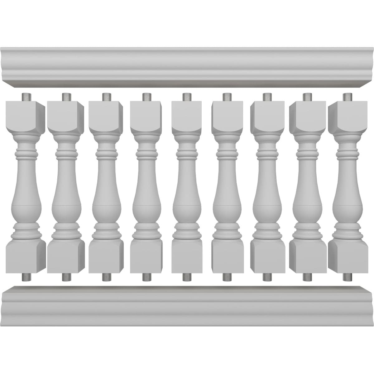 Ekena Millwork BALK42X060BRA railings - View #5