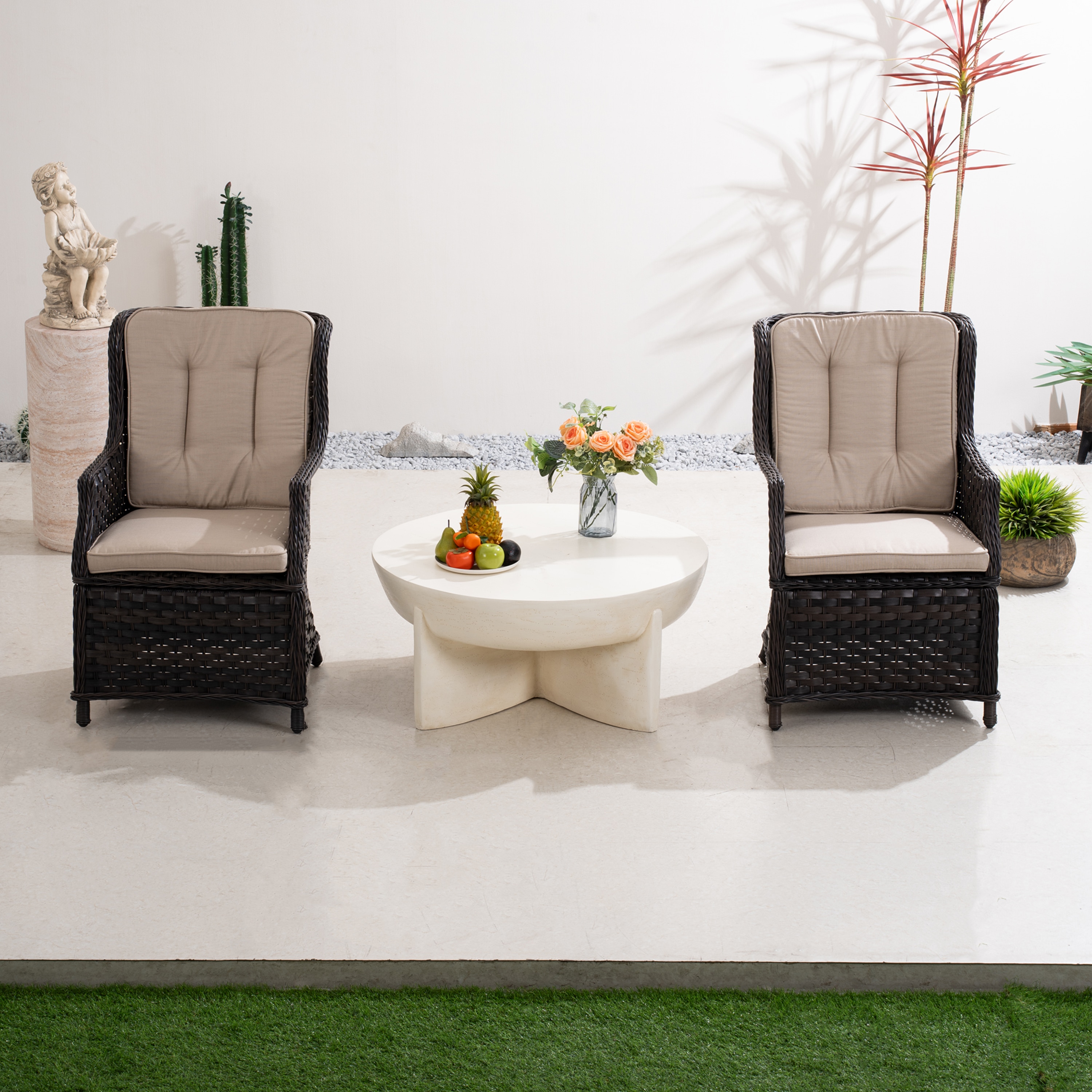 Direct Wicker DWT-152TABE&010BR Patio-Dining-Sets - View #9