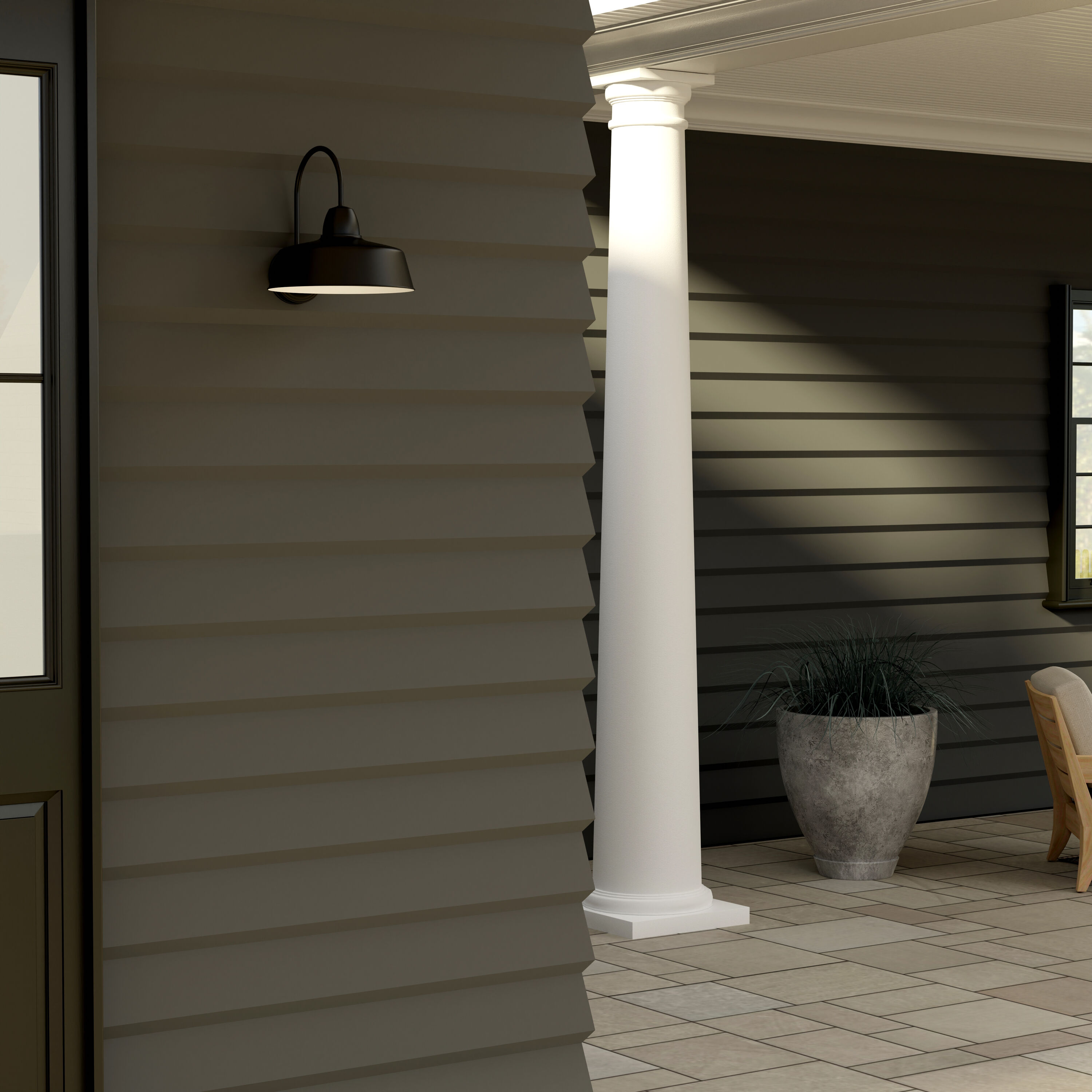 Project Source WLM141MBK Outdoor-Wall-Lighting - View #9