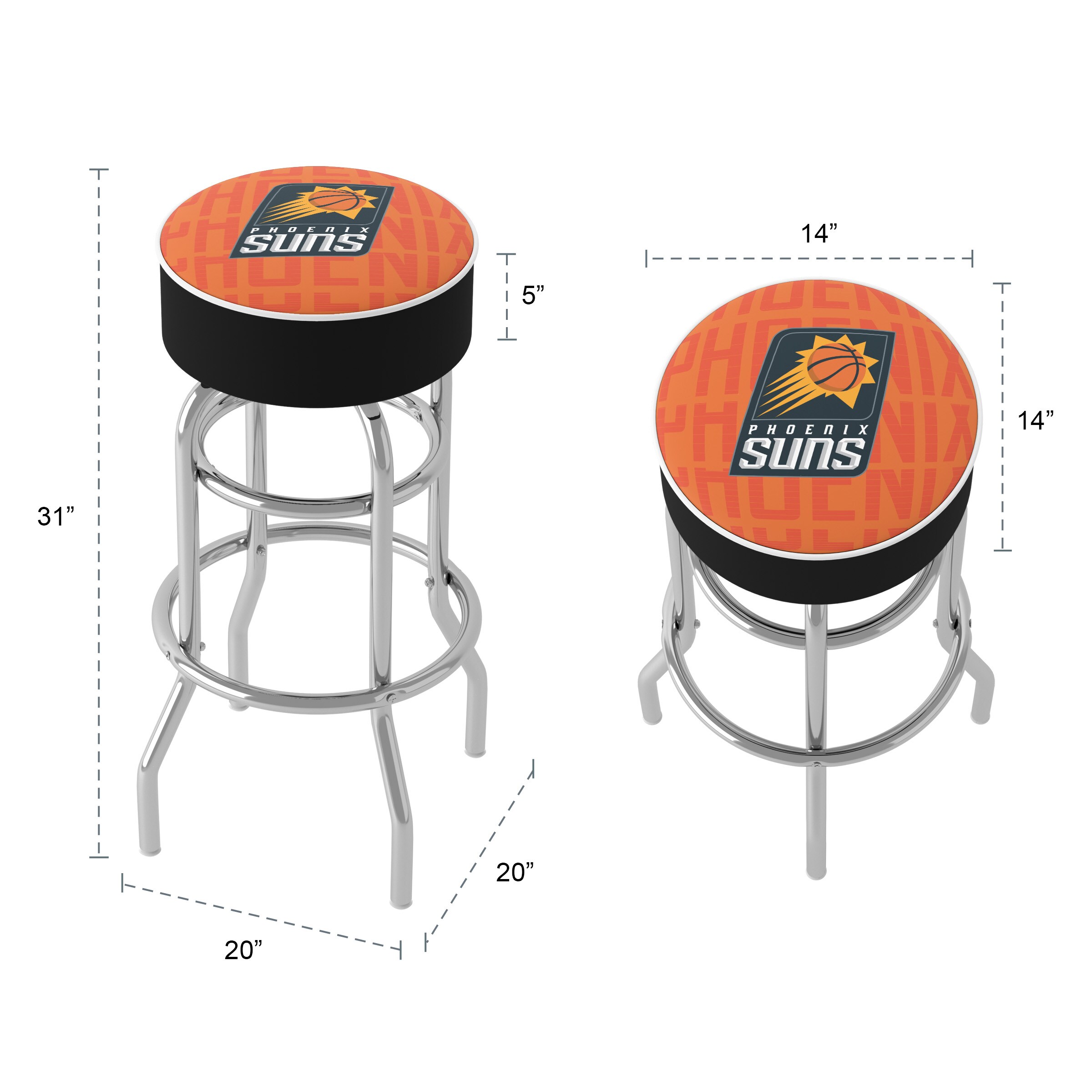 Trademark Gameroom NBA1000-PS3-TWN stools - View #5