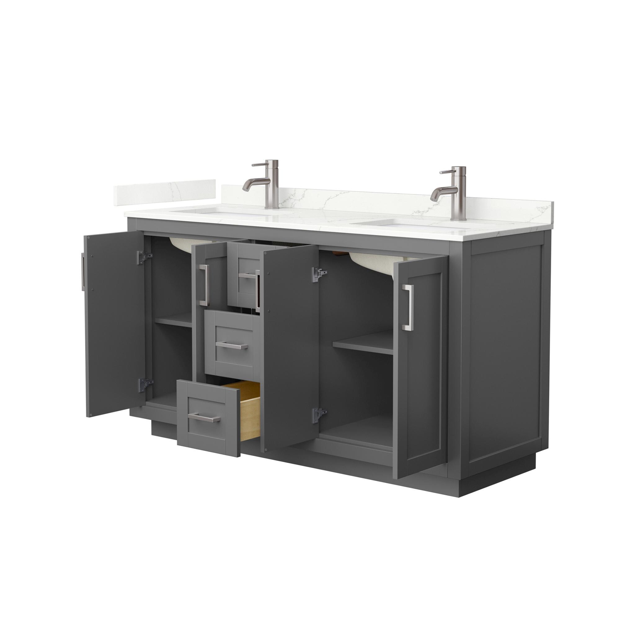 Wyndham Collection WCF292960DKGGTUNSMXX Bath-Vanity-Combo - View #3