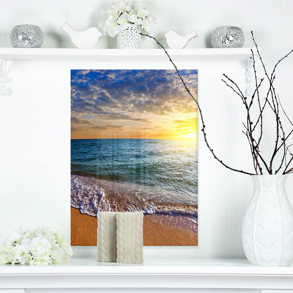 Designart 20-in H x 12-in W Coastal Metal Print at Lowes.com