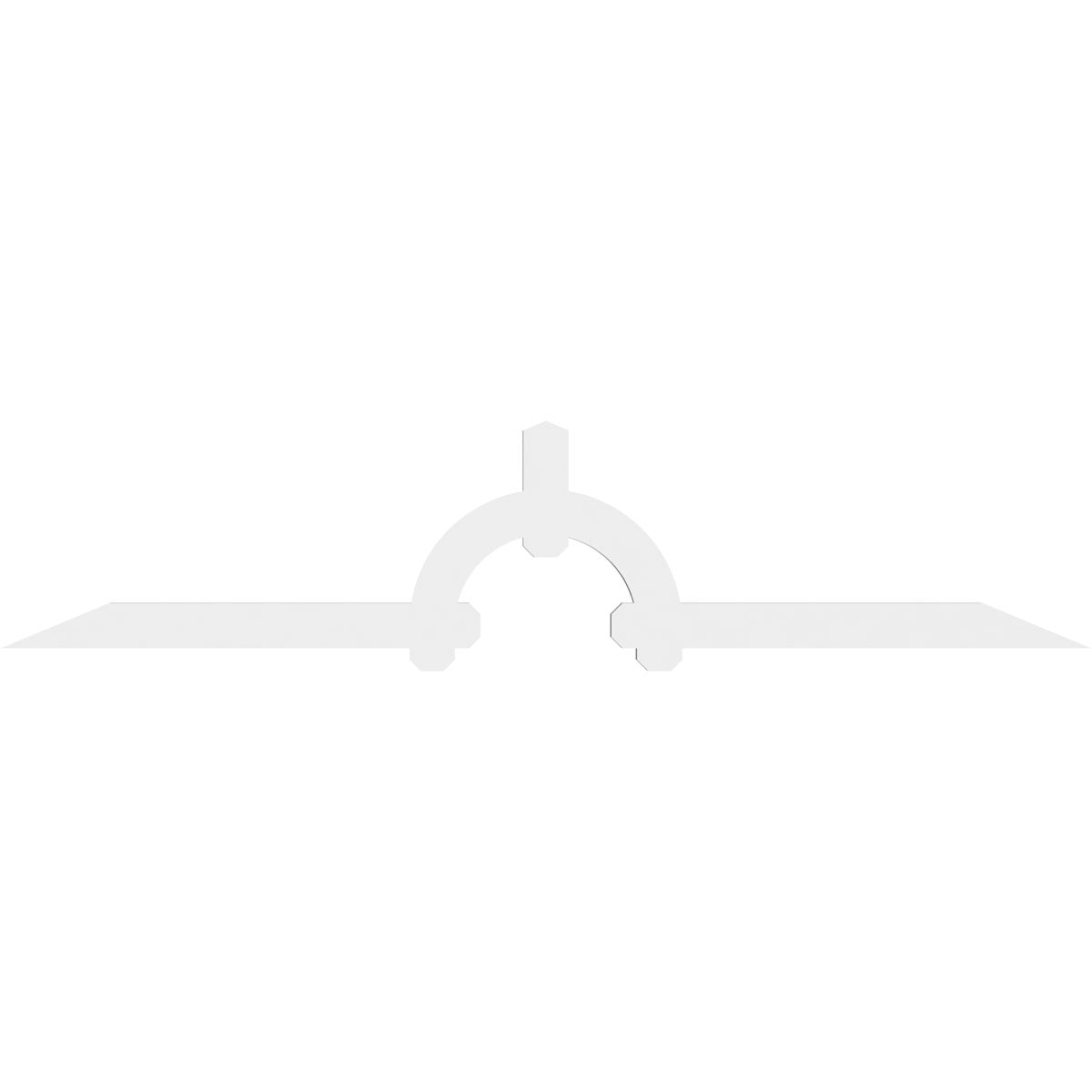 Ekena Millwork GBP096X20X0204ERI00 Exterior-Brackets-Braces - View #2