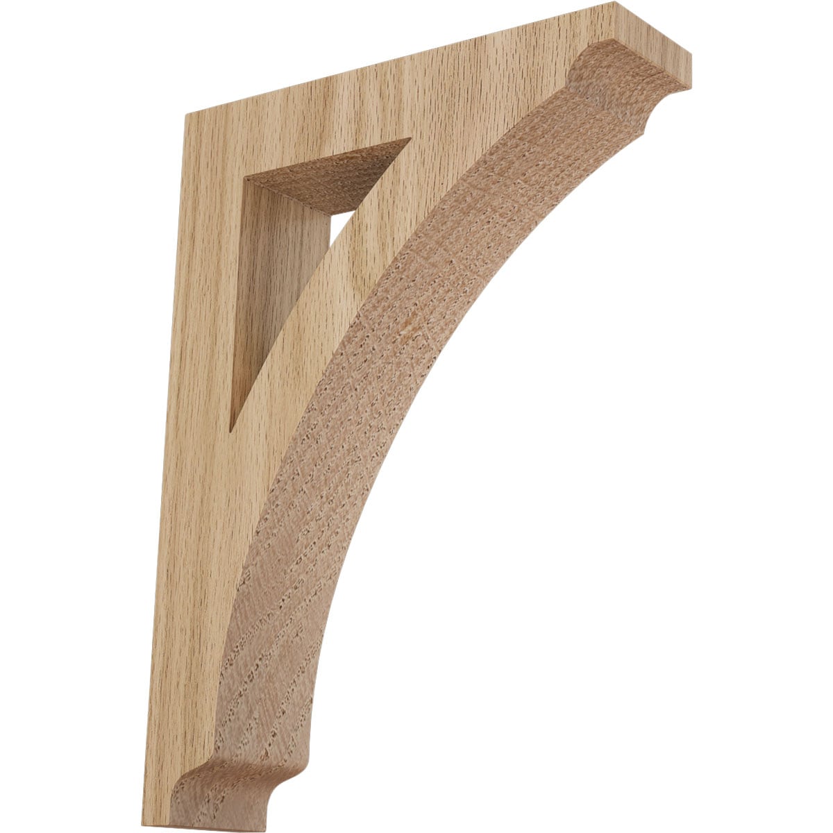  BKTW01X06X09THRO Thorton 1-3/4-in x 6-1/2-in x 9-in Red oak Brown Wood Standard bracket