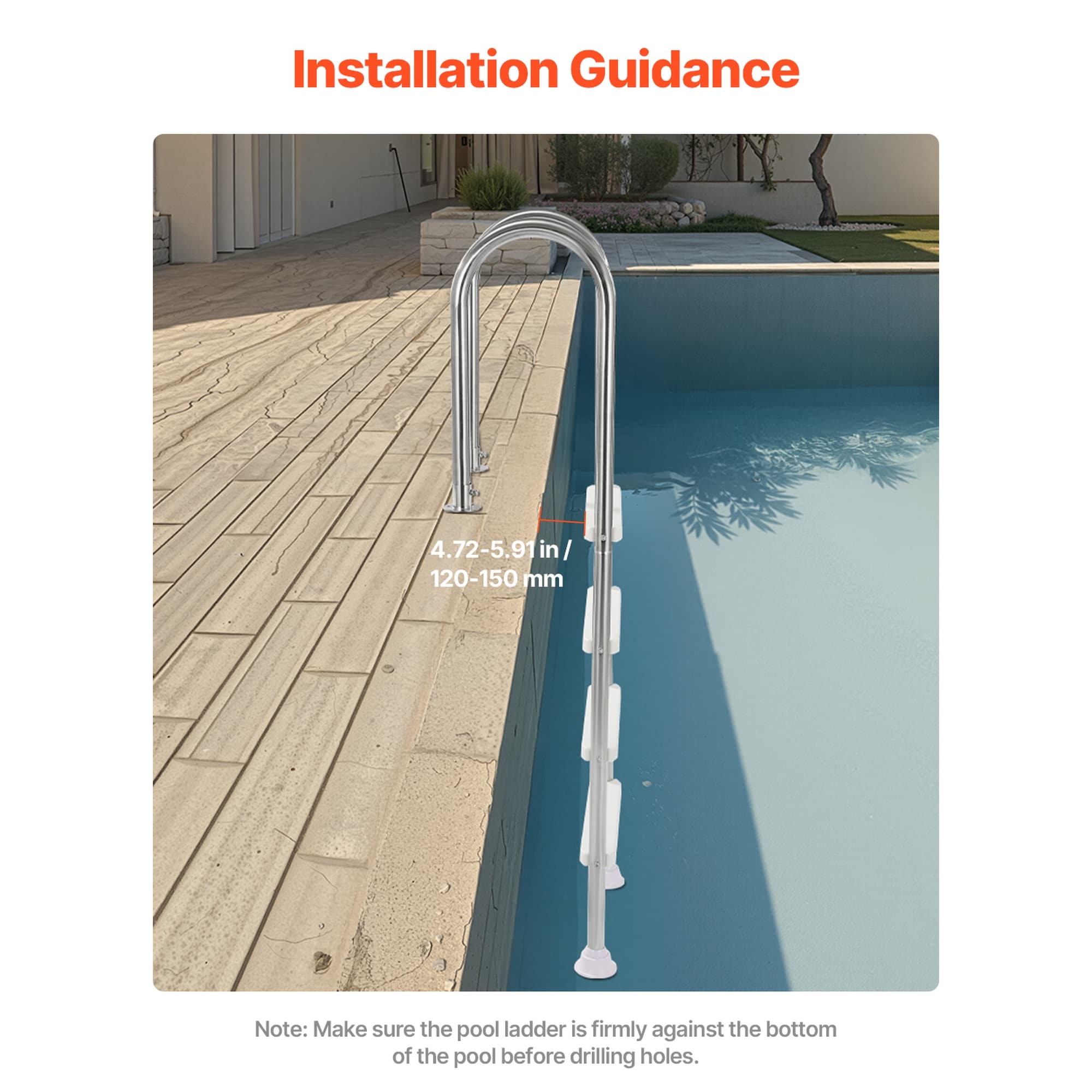 Wudkey L4-AY1M5I Above-Ground-Pool-Lad-Steps - View #3