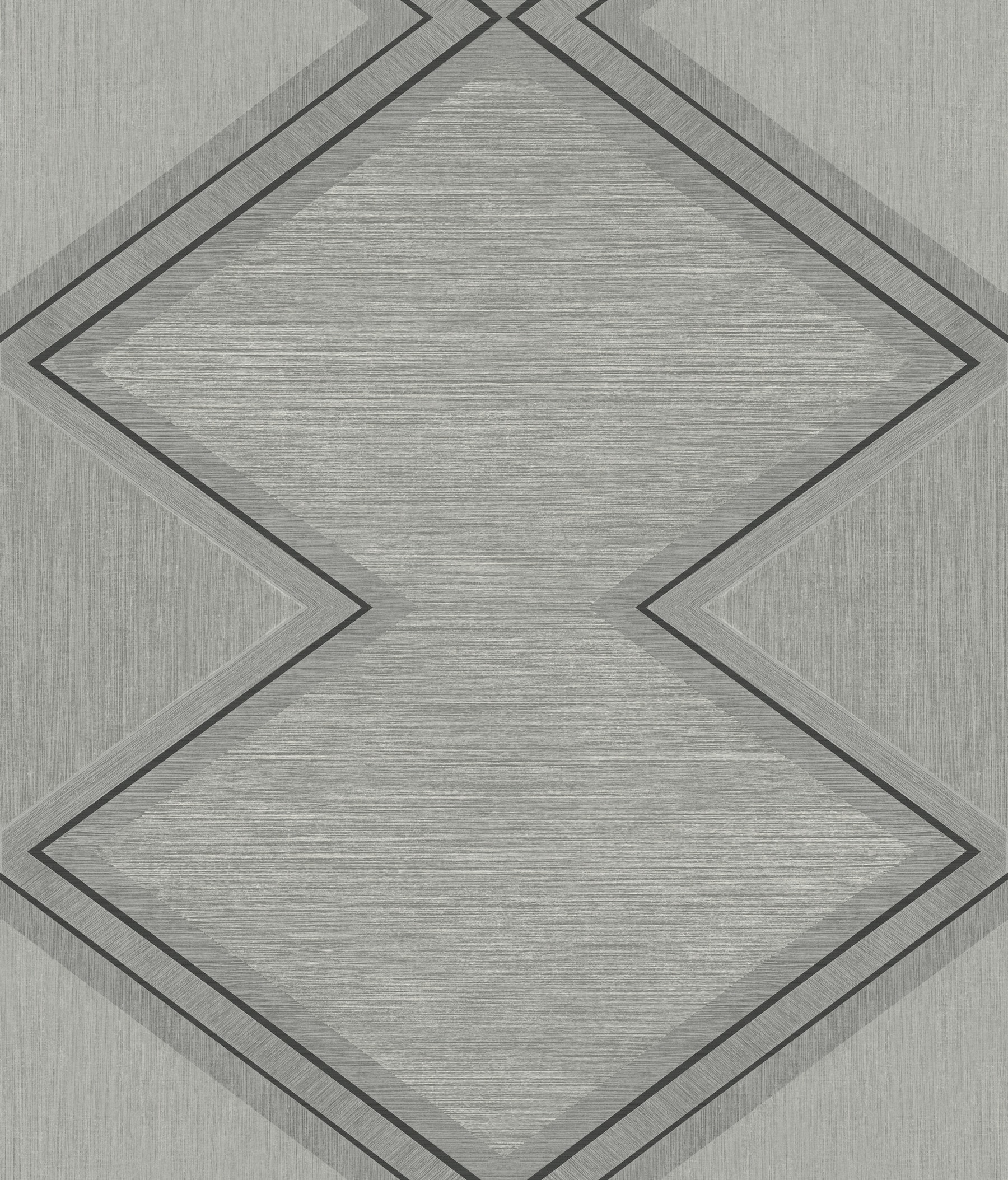 York Wallcoverings BW3822 Black and White Resource Library 56.4-Sq. Feet Black Non-woven Geometric Prepasted Water Activated Paste Wallpaper