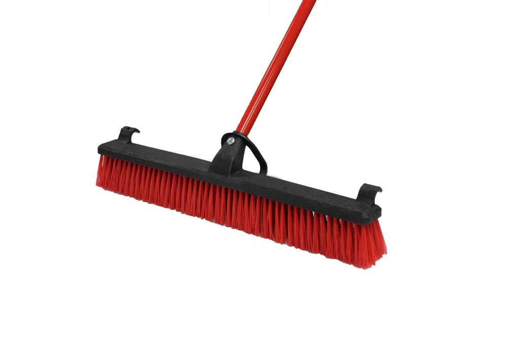 Libman Commercial Push Broom with Resin Block - 24 - Fine-Duty
