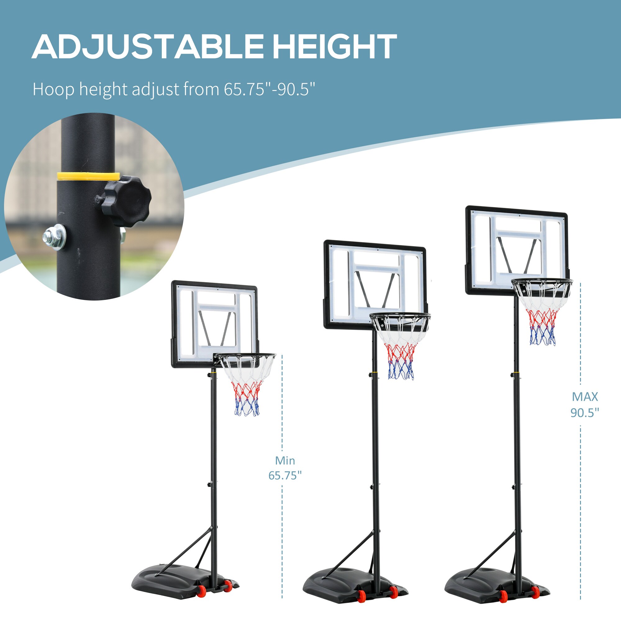 Soozier A61-026 Basketball-System - View #4