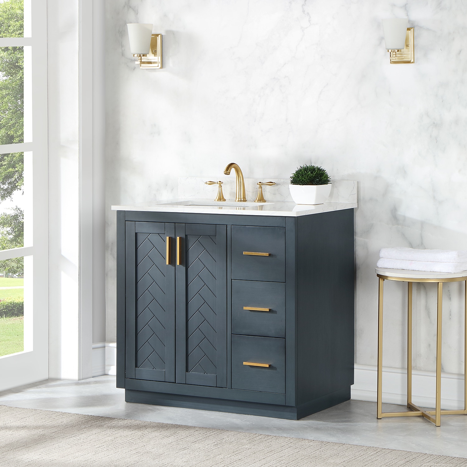 Altair 543036-CB-GW-NM Bath-Vanity-Combo - View #9