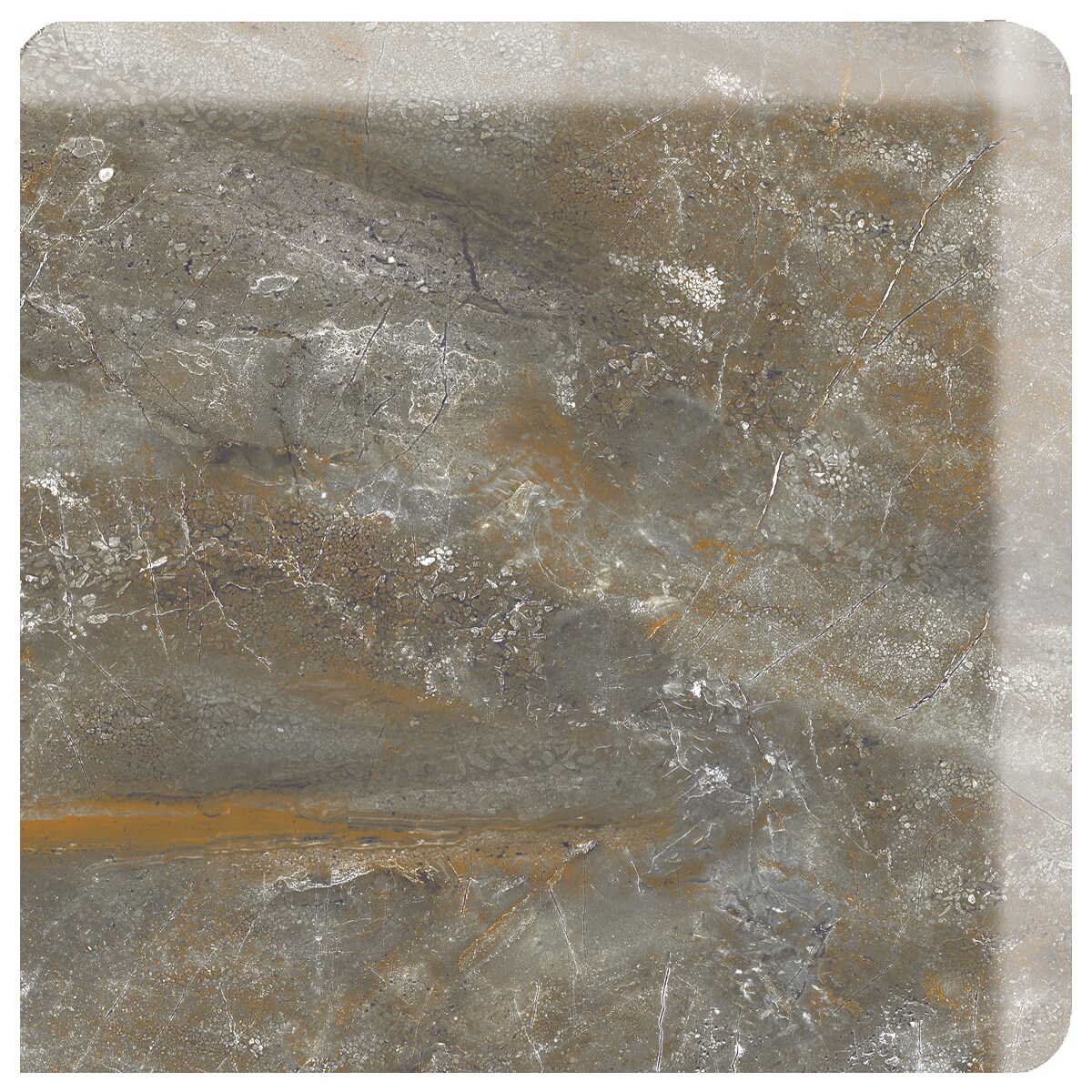 American Olean DY04SN43101P2 Danya Basin 3-in x 3-in Ceramic Bullnose Corner Tile (0.06-sq. ft/ Piece)