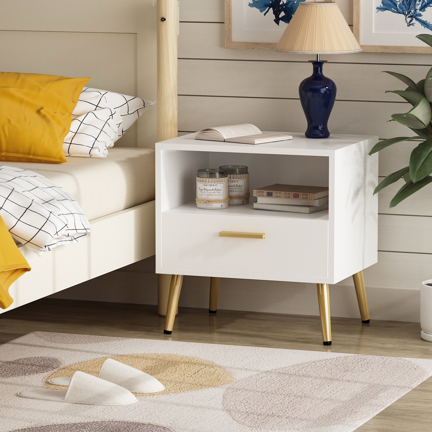 1-drawer nightstand bedroom furniture at lowes