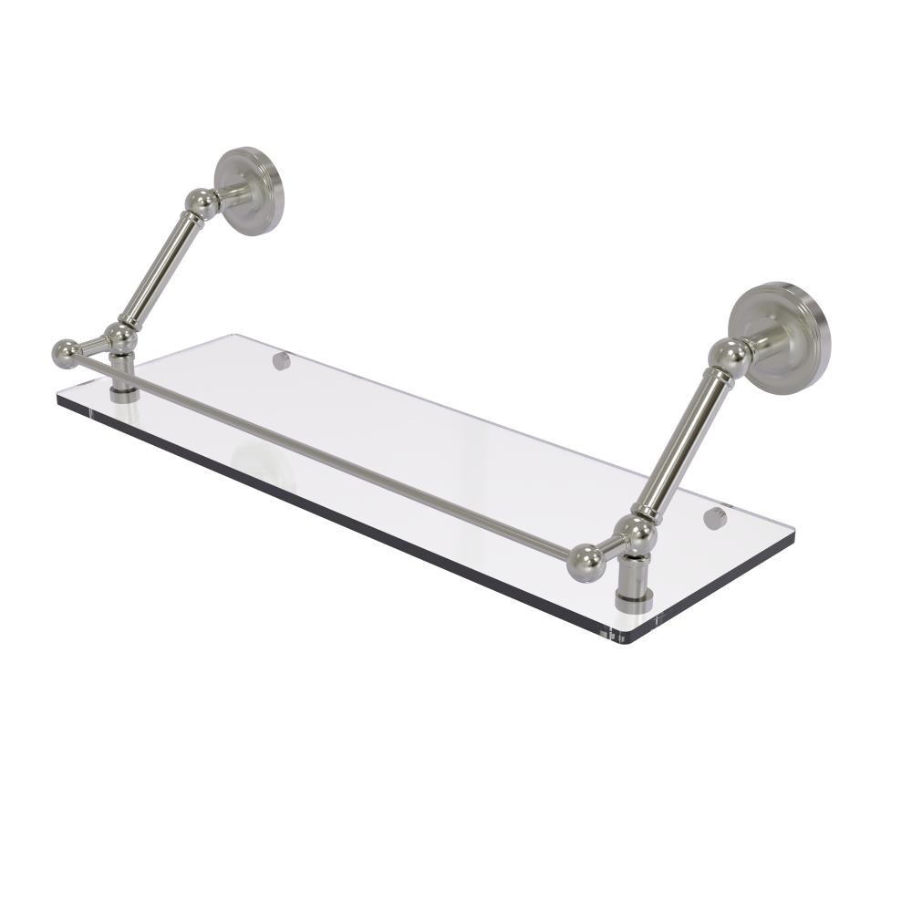 Allied Brass PR-1-24-GAL-SN Prestige Regal Satin Nickel Wall mount Bathroom Shelf ( 24-in x 8-in x 8-in )