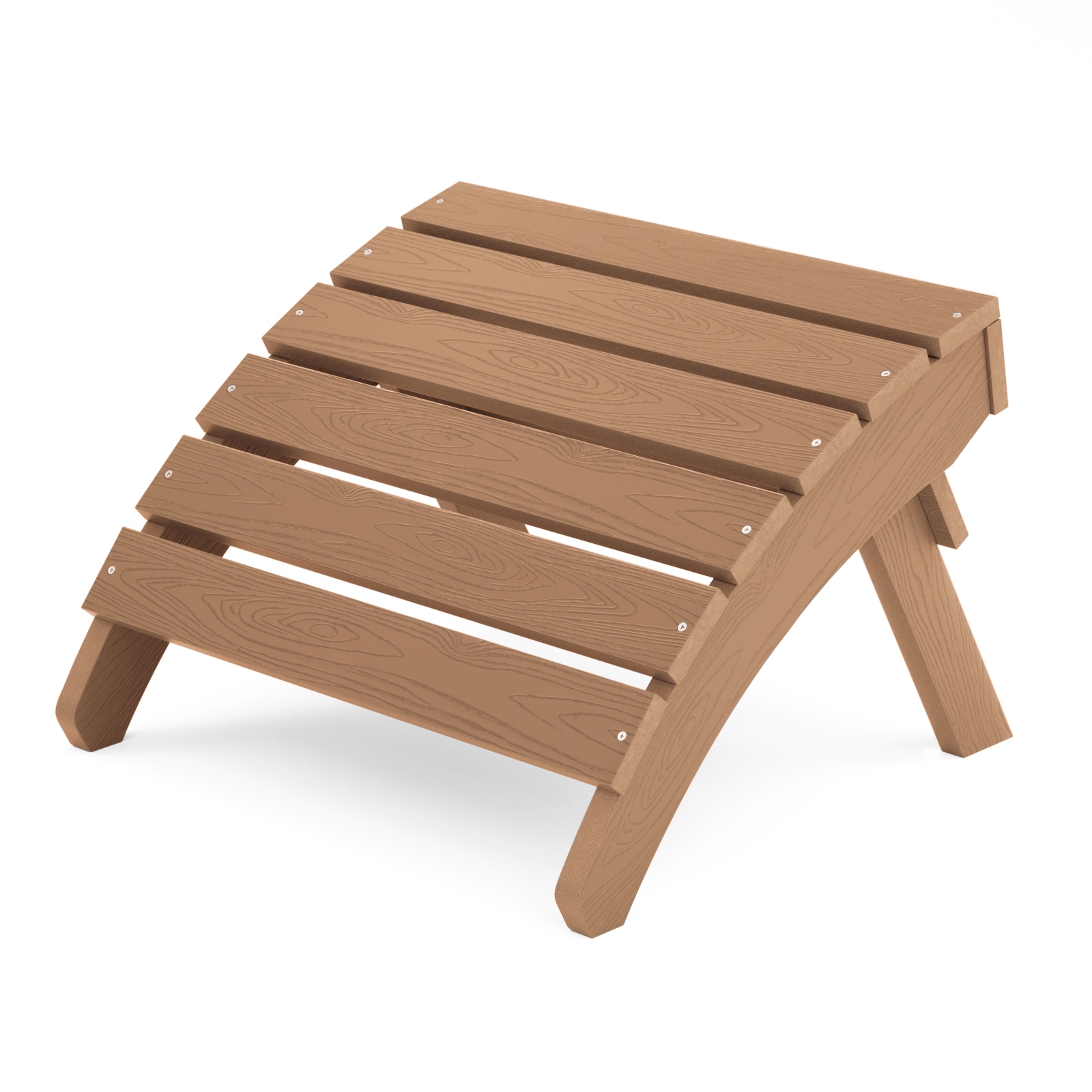 WINSOON FJJ1322 Adirondack Ottoman Teak Plastic Ottoman