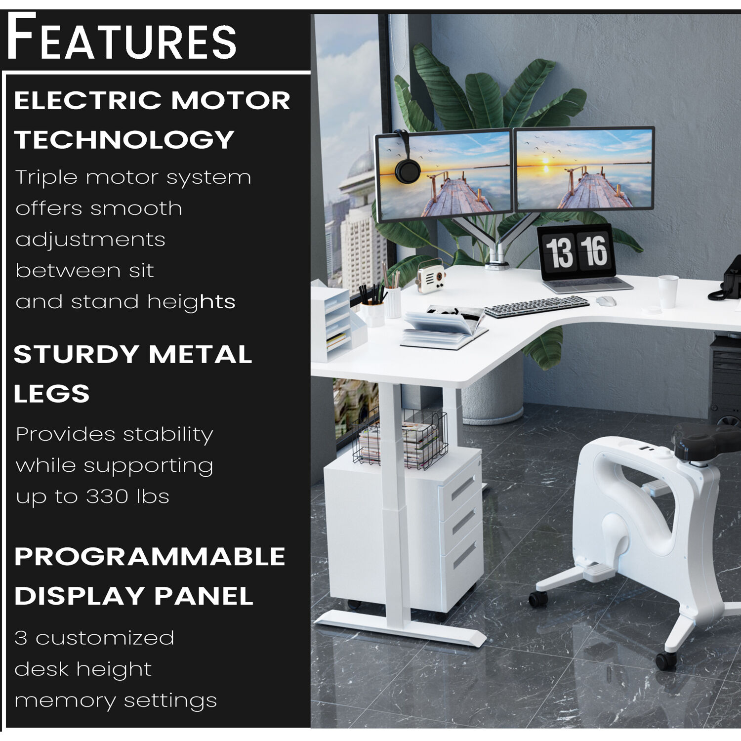 Hanover HSD0452-WHT desks - View #2