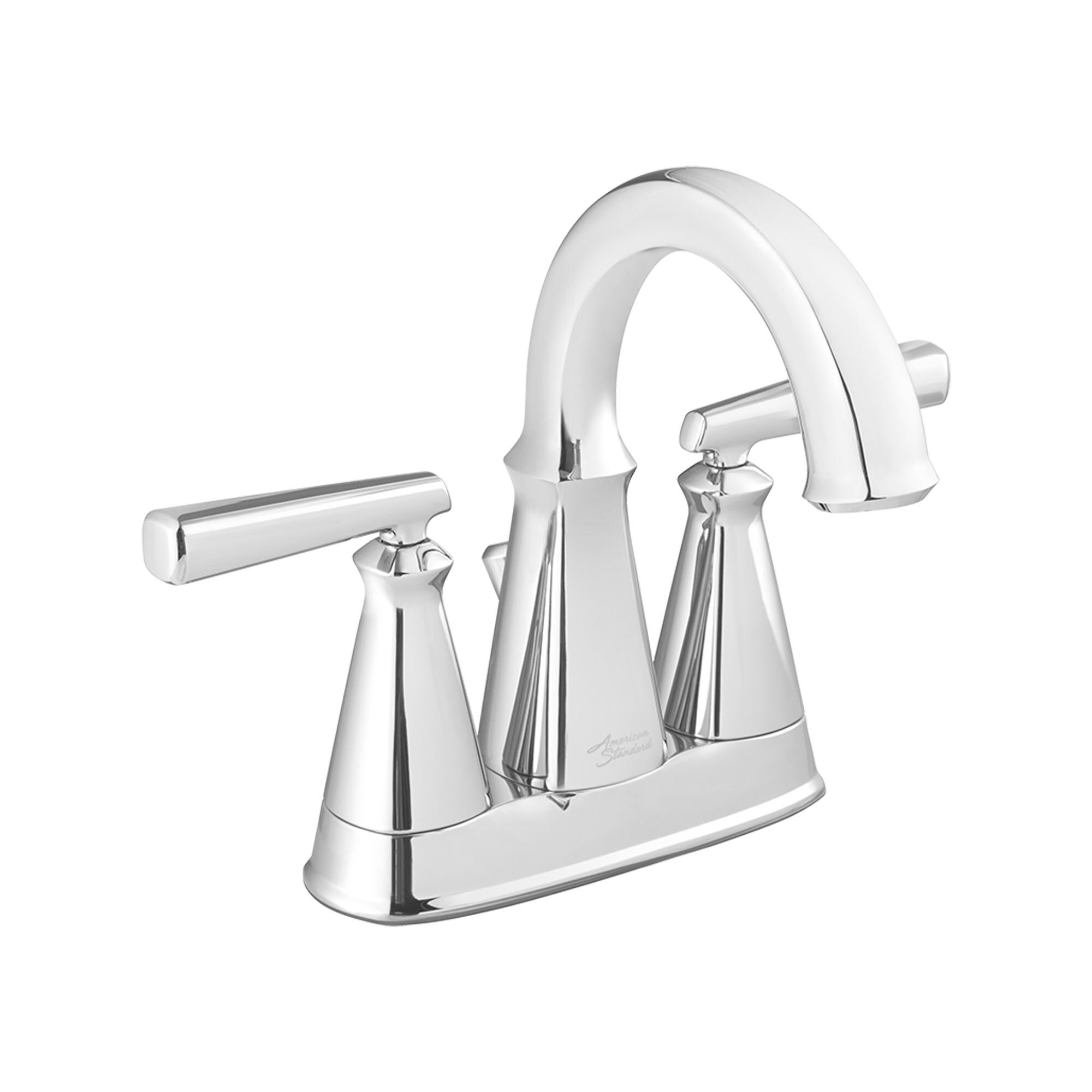 American Standard Edgemere Chrome 2 Handle 4 In Centerset Watersense Mid Arc Bathroom Sink