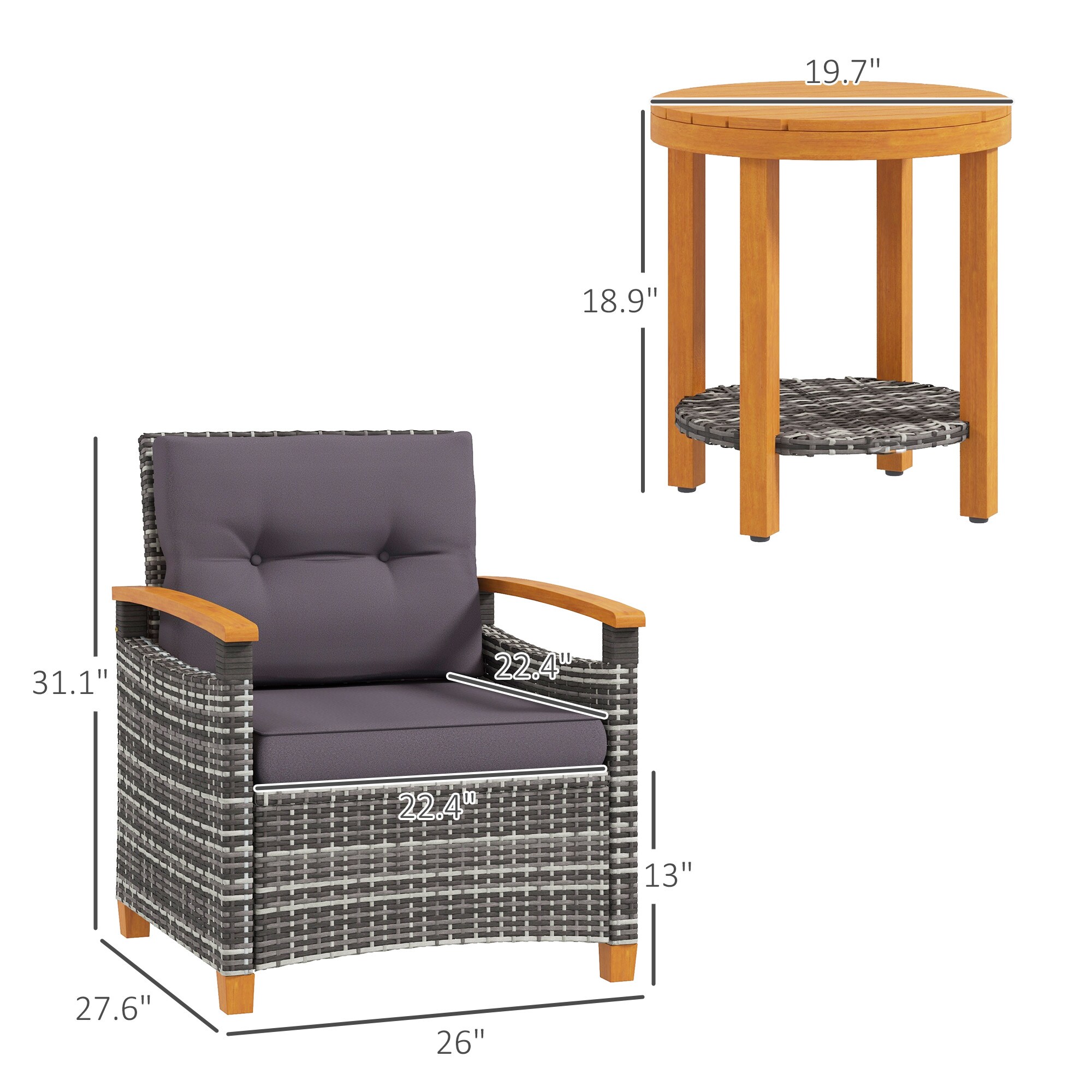 AHIOU HOME ZAAHG-P217672PS Patio-Conversation-Sets - View #8