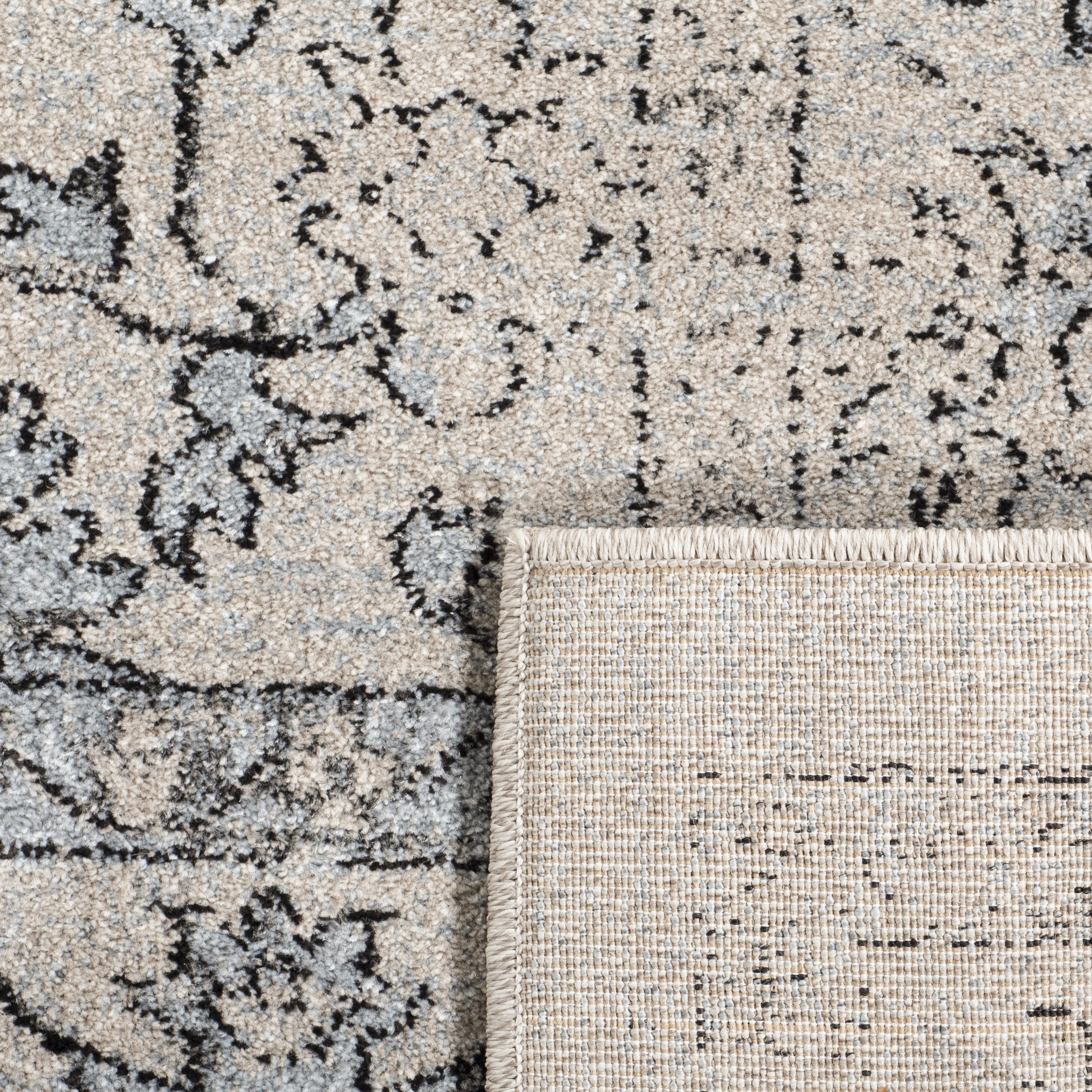 Handmade Easy-Care Reversible Blue Cotton Blend 4' x 6' Rug