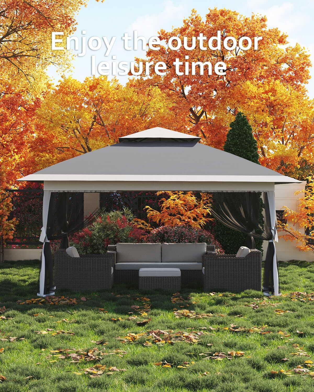 Encore Beets JANE-Q1N4T7 Wood-Resin-Gazebos - View #3
