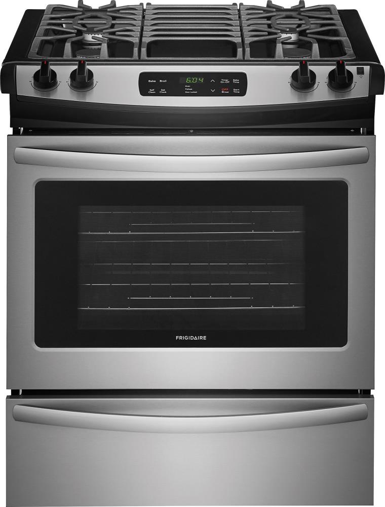 Frigidaire 4 Burners 4.5-cu ft Self-Cleaning Slide-in Gas Range ...