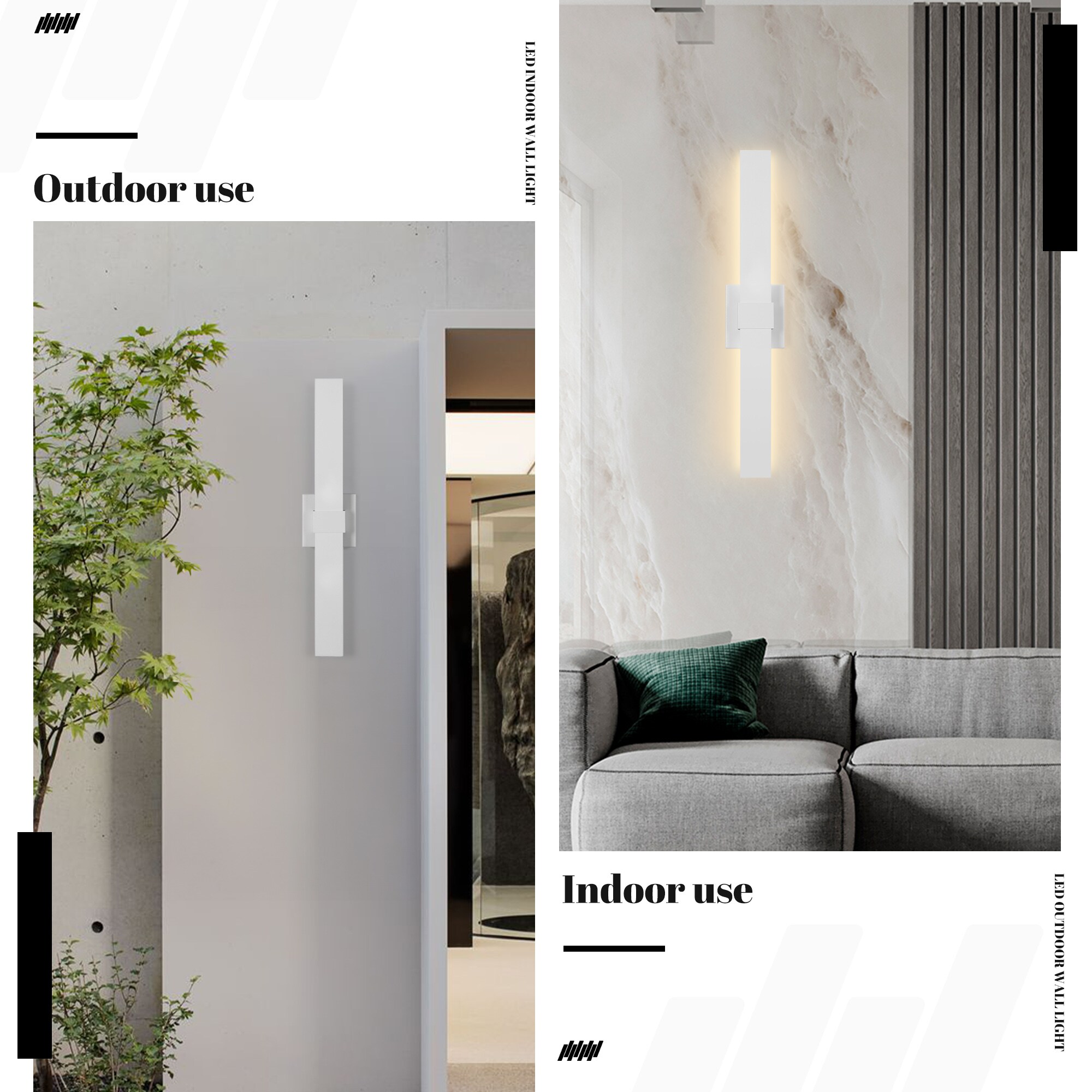 LamQee 06FTL0276BWT Outdoor-Wall-Lighting - View #8