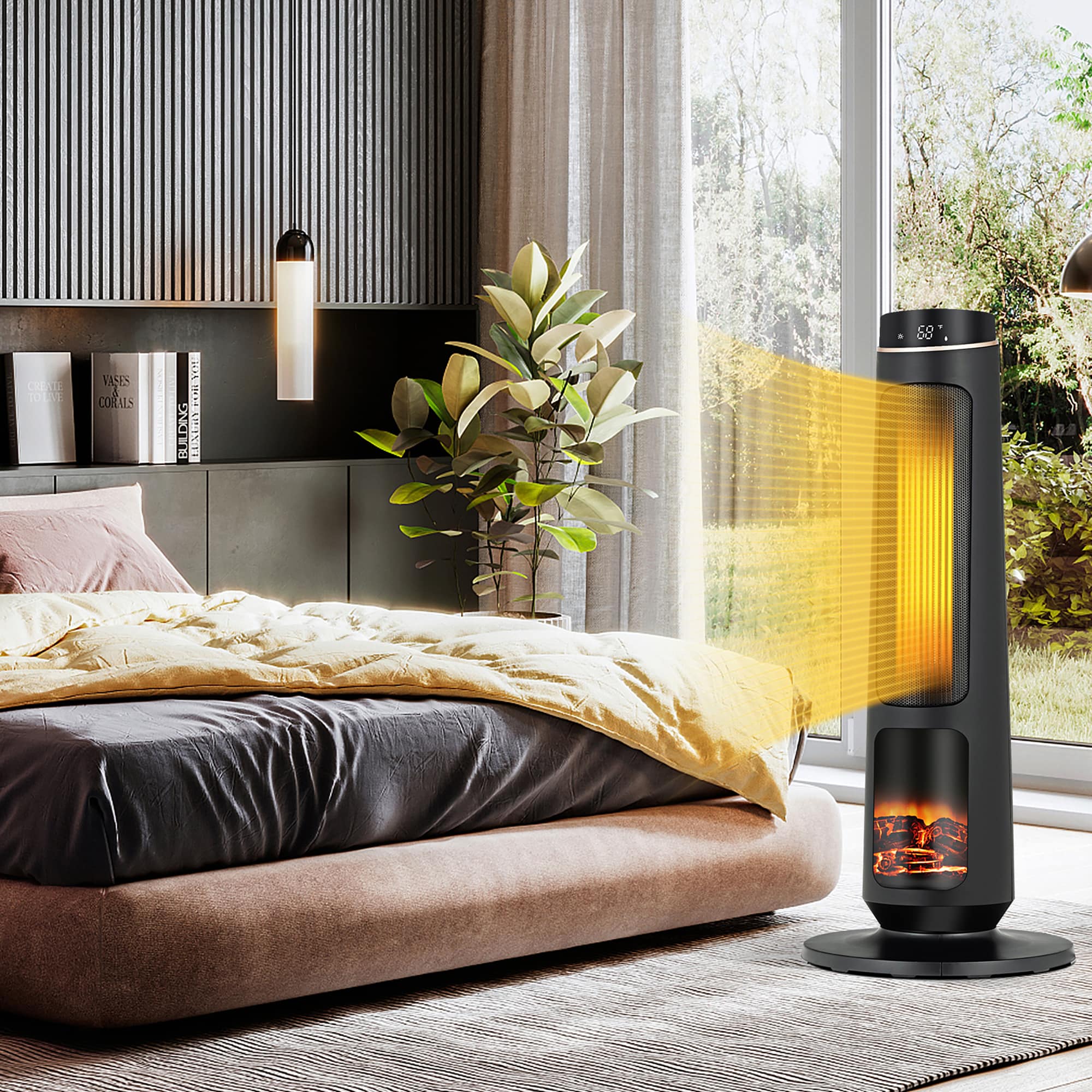 Goplus EP25390US-BK Portable-Electric-Heat - View #10
