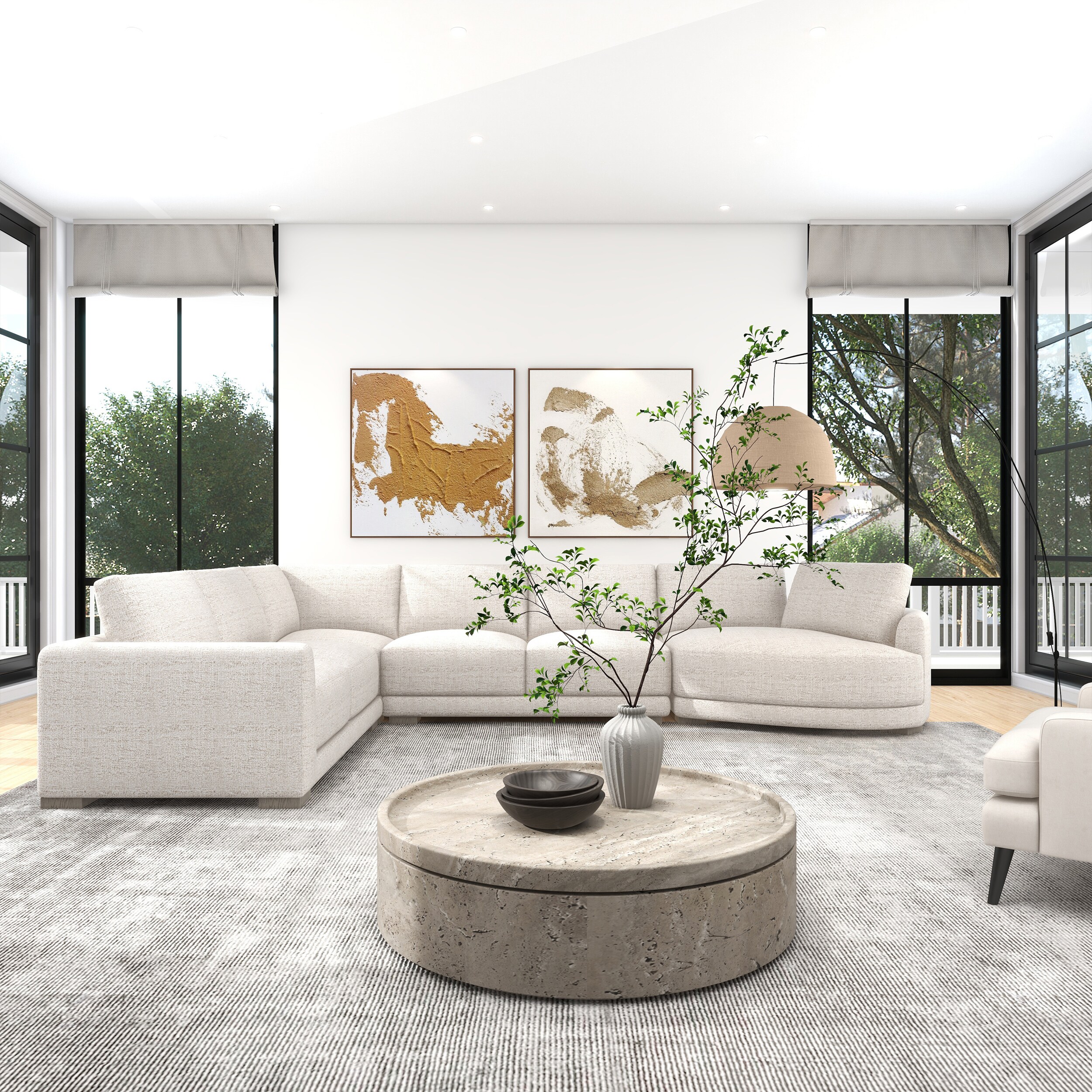 Jennifer Taylor Home L4P-K20-66280R Sofas-Loveseats - View #4