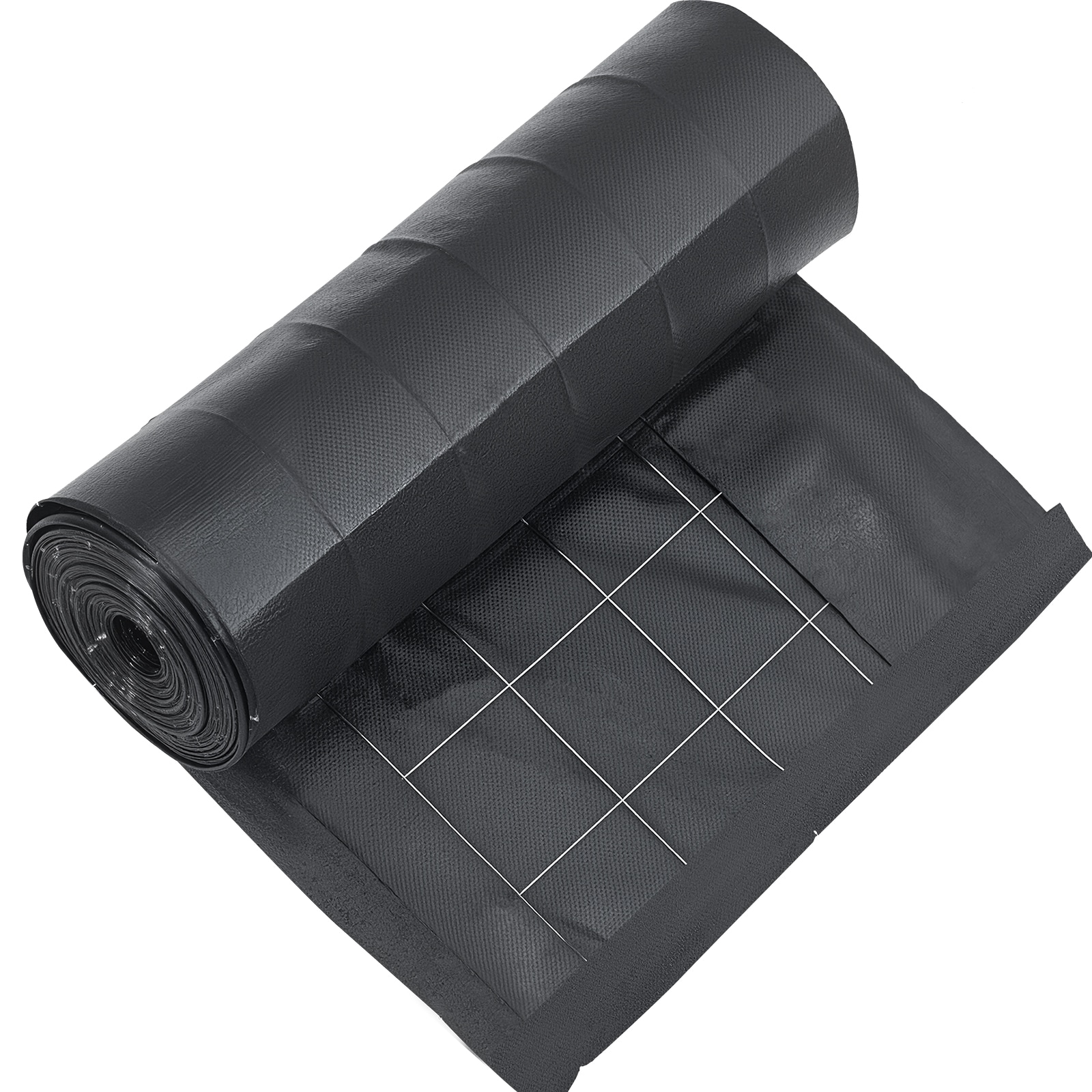 VEVOR - Silt Fence Fabric Roll 2 x 100 ft Backed Wire Silt Fence Erosion Control Fencing for Sedi...