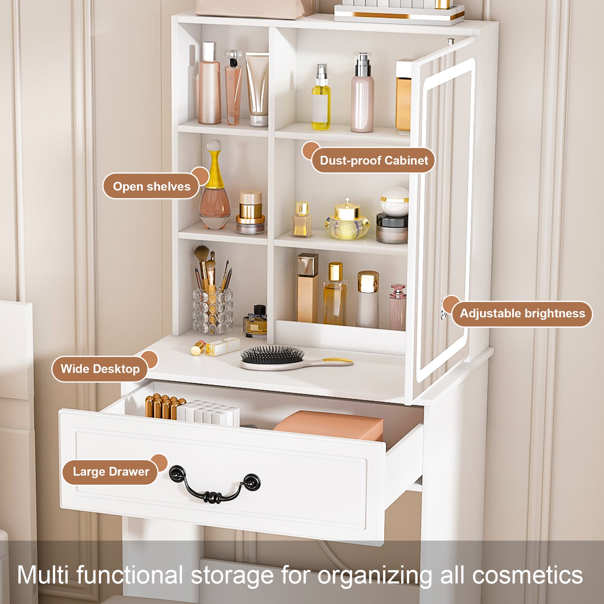 Beedesign DJYC-W2699P296516 Bedroom-Vanities - View #4