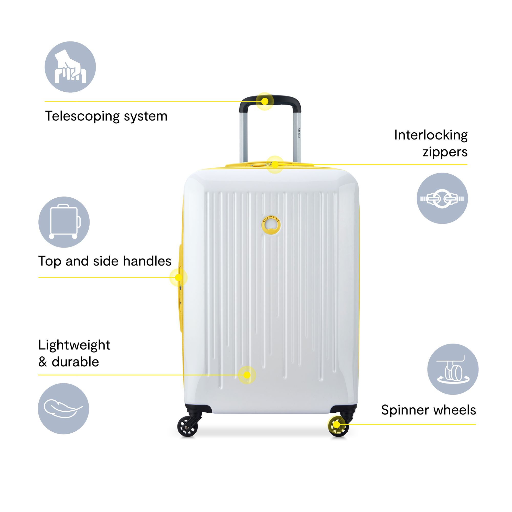 DELSEY Paris DE-40389498777 Luggage-And-Luggage-Sets - View #2