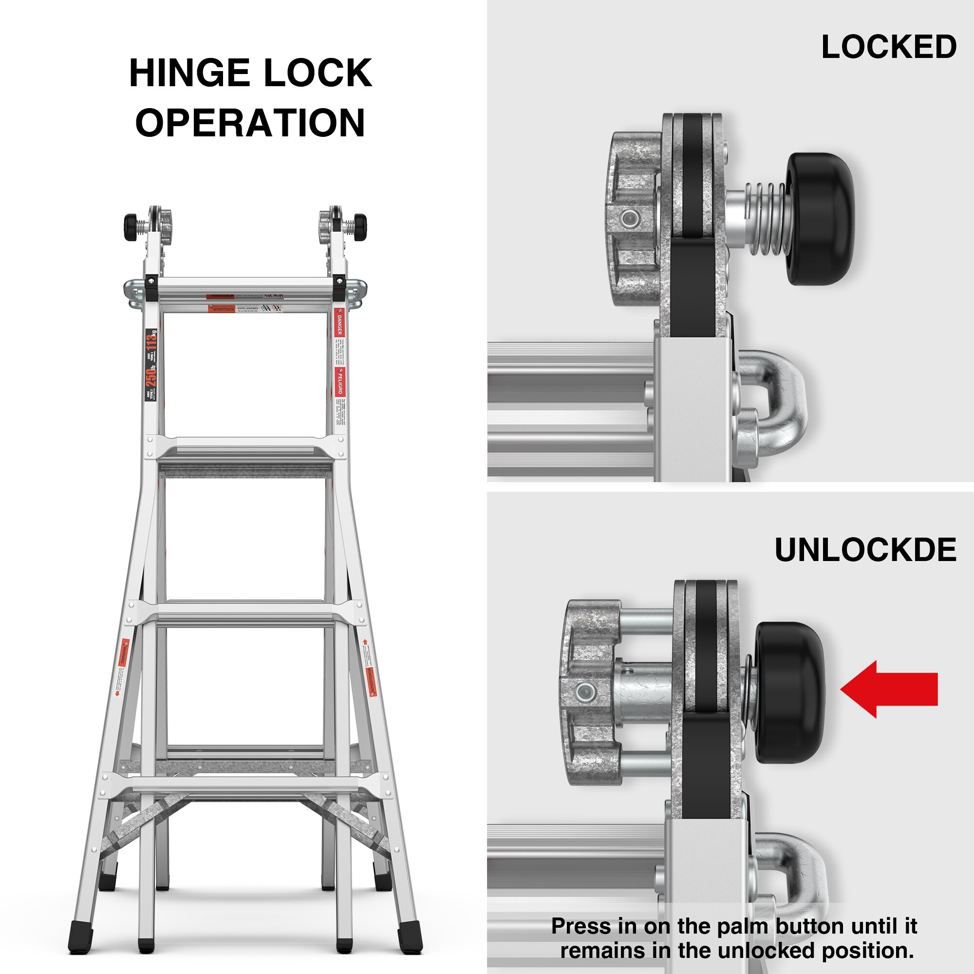 Maocao Hoom YCBH356879 Multiposition-Ladders - View #3